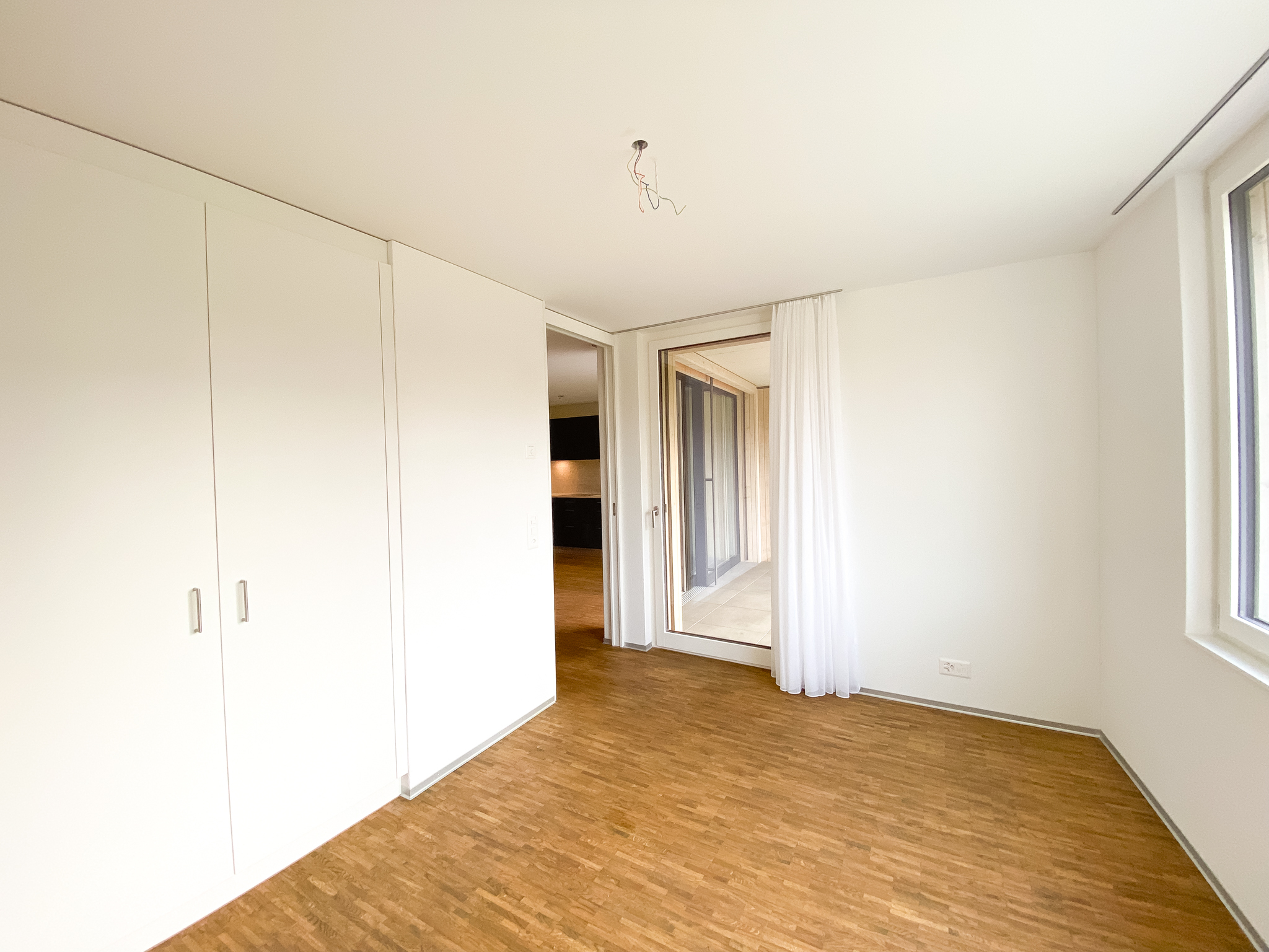 Schlafzimmer mit Einbauschrank 