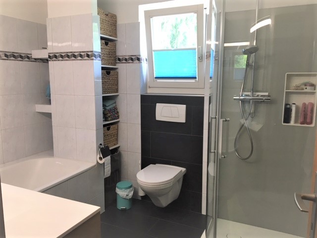 Das frisch sanierte Bad