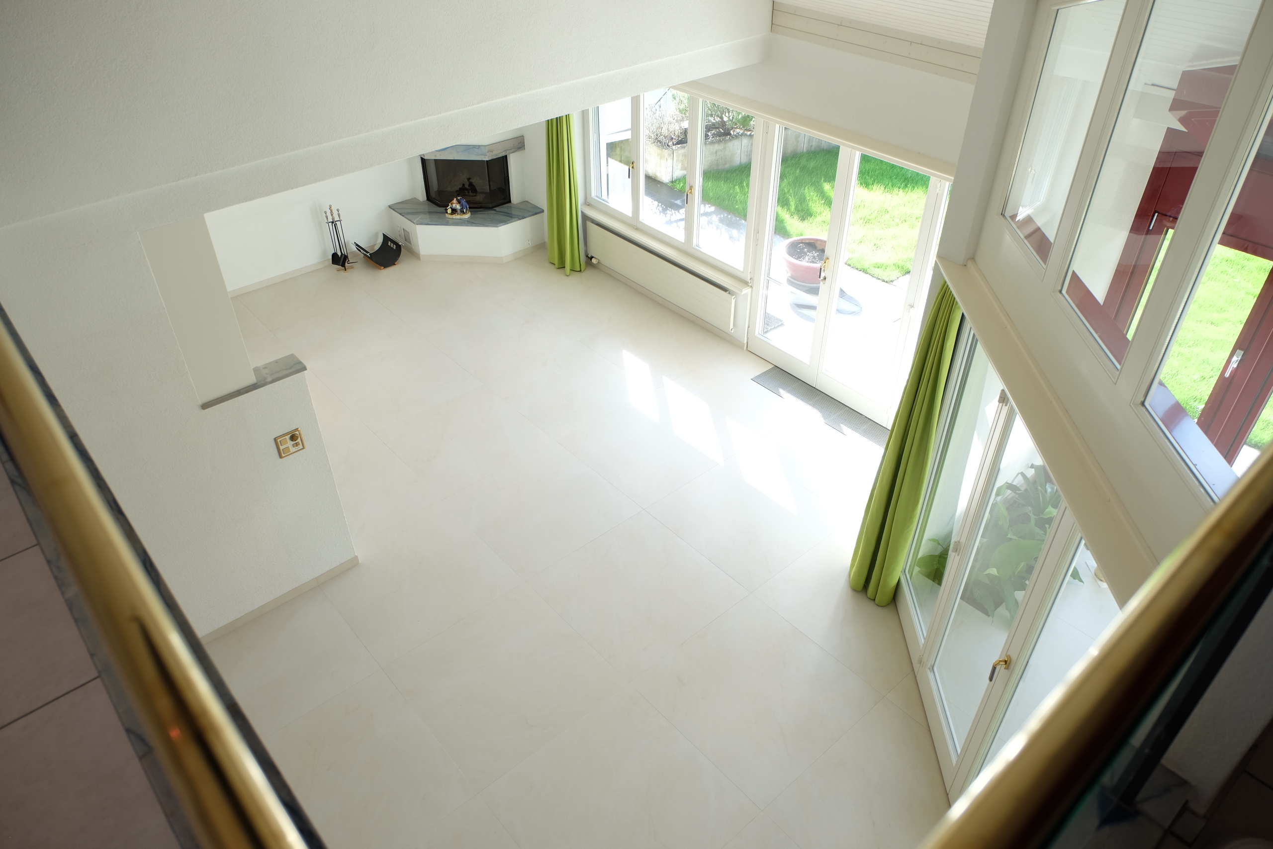 Sicht von der Galerie Sicht von der Galerie