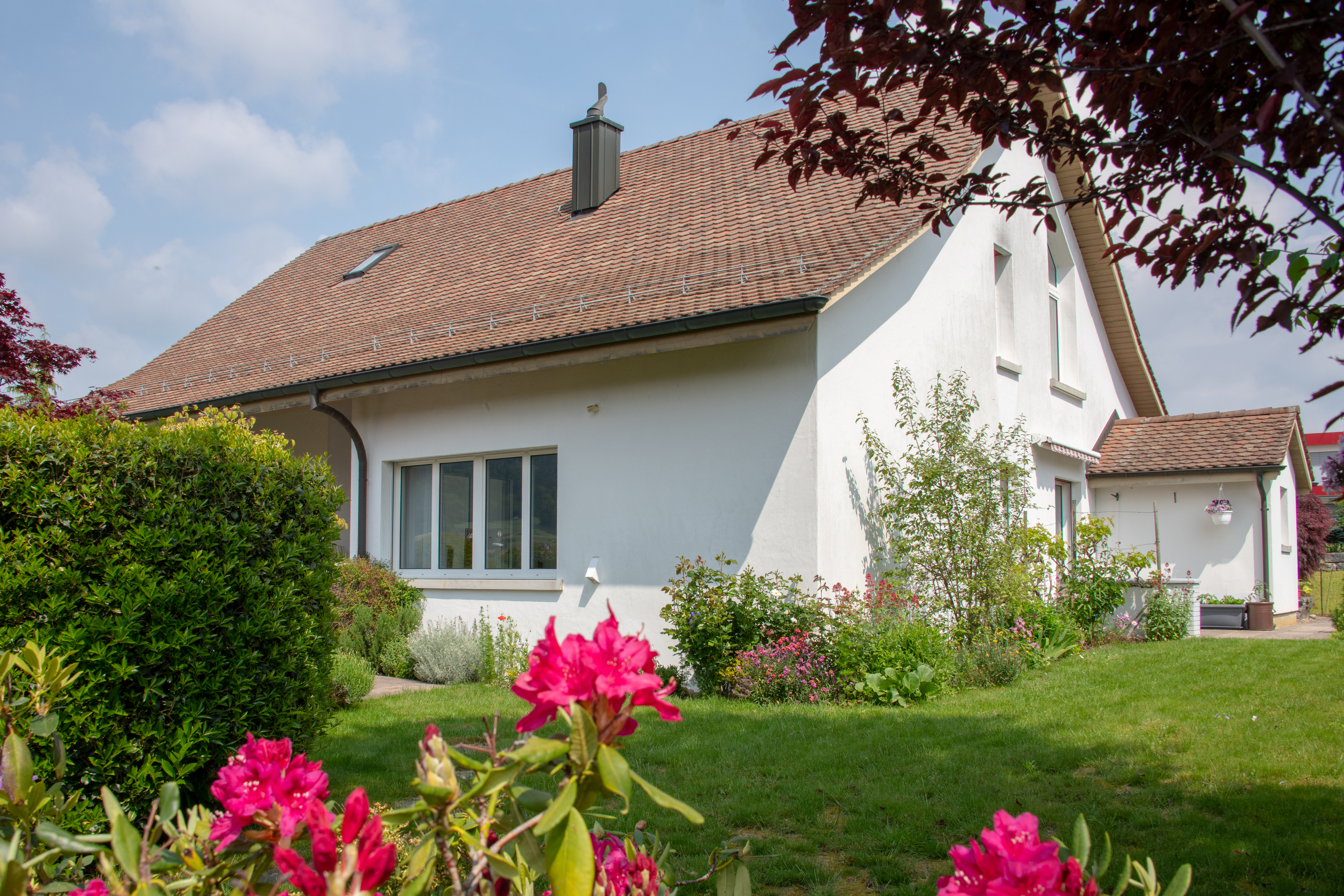 Umgeben mit viel Grün