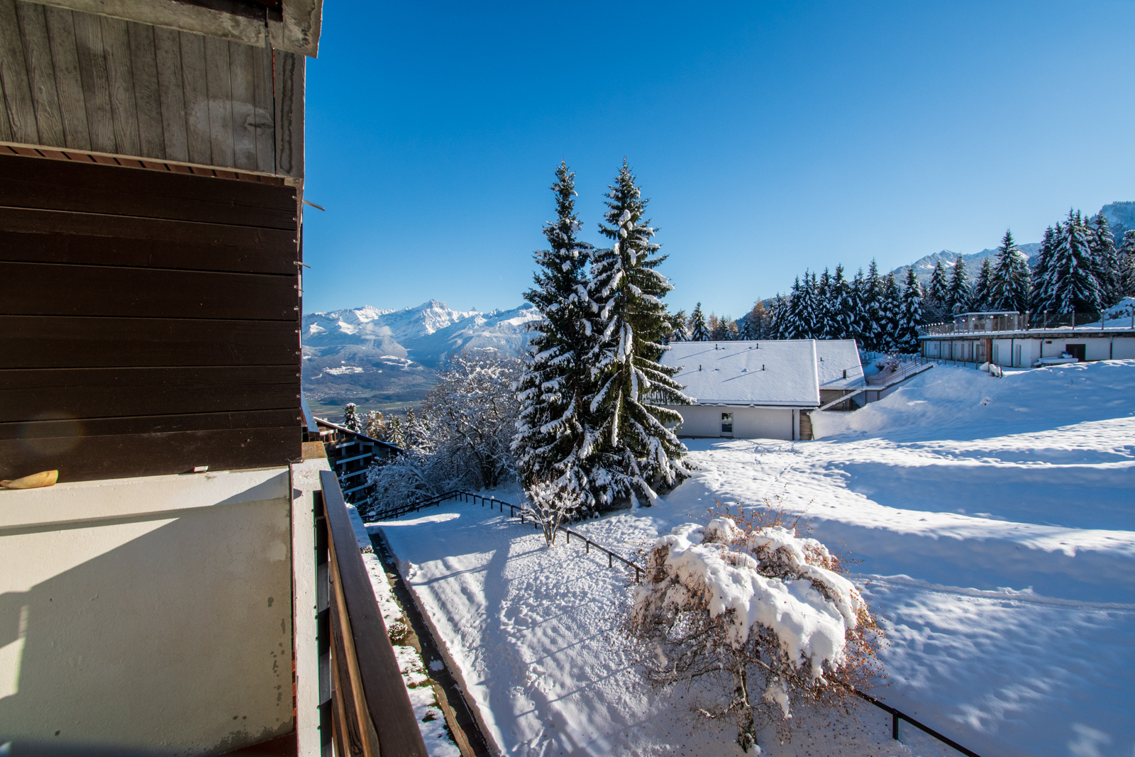 Vue depuis le balcon