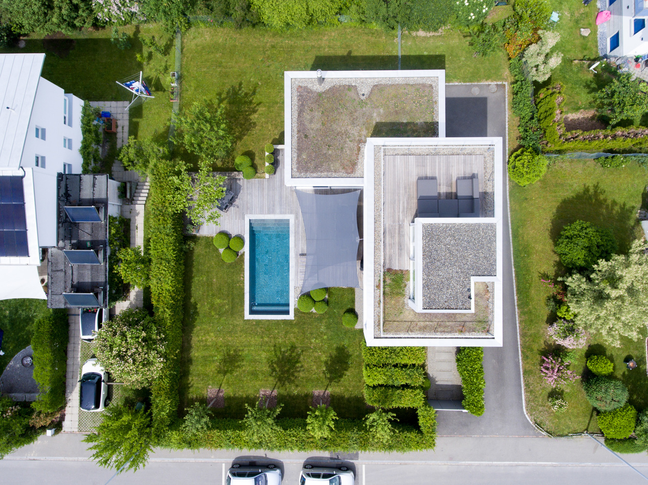 Moderne, edle Architektur. Moderne, edle Architektur.