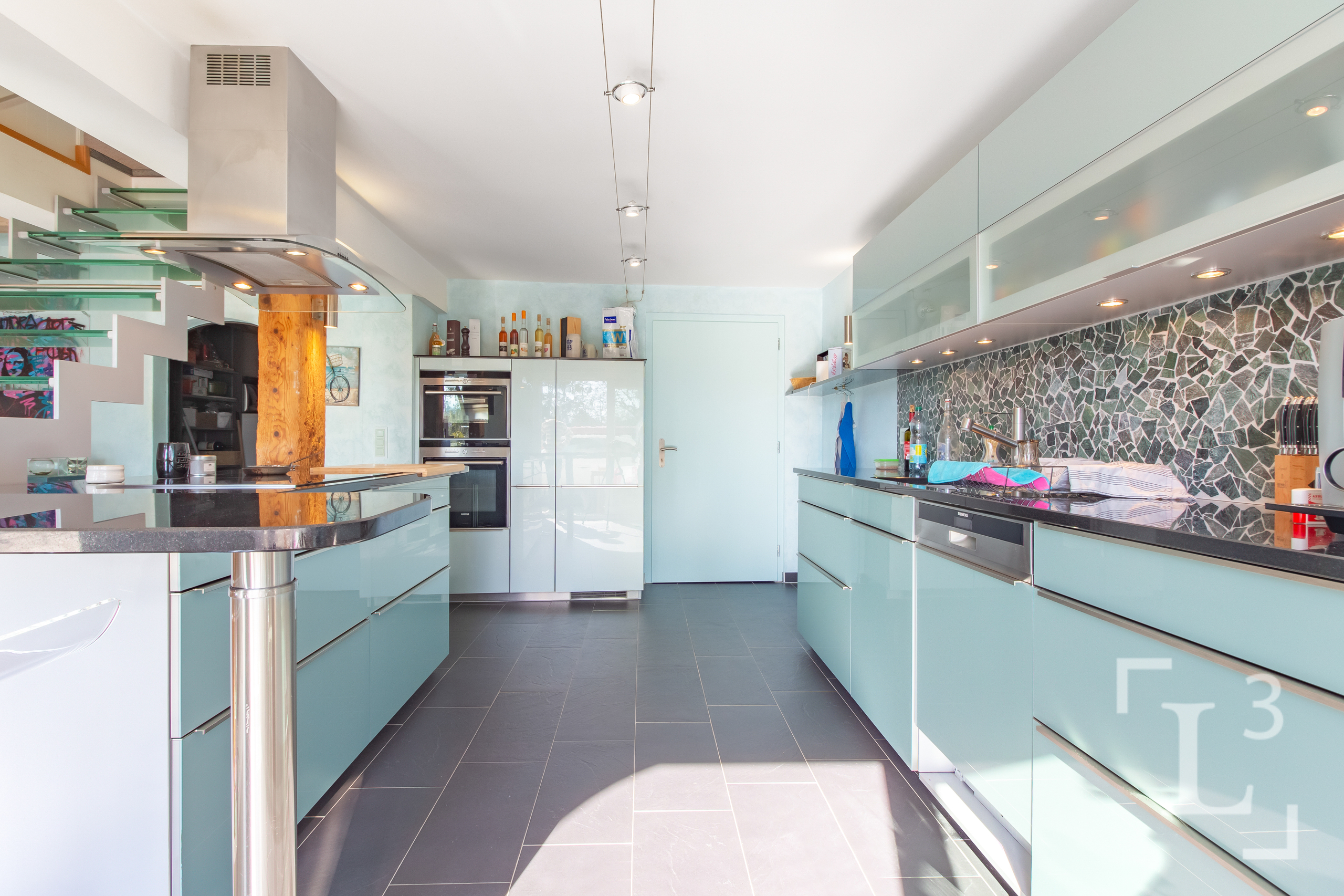 Maison Ouest : Cuisine ouverte