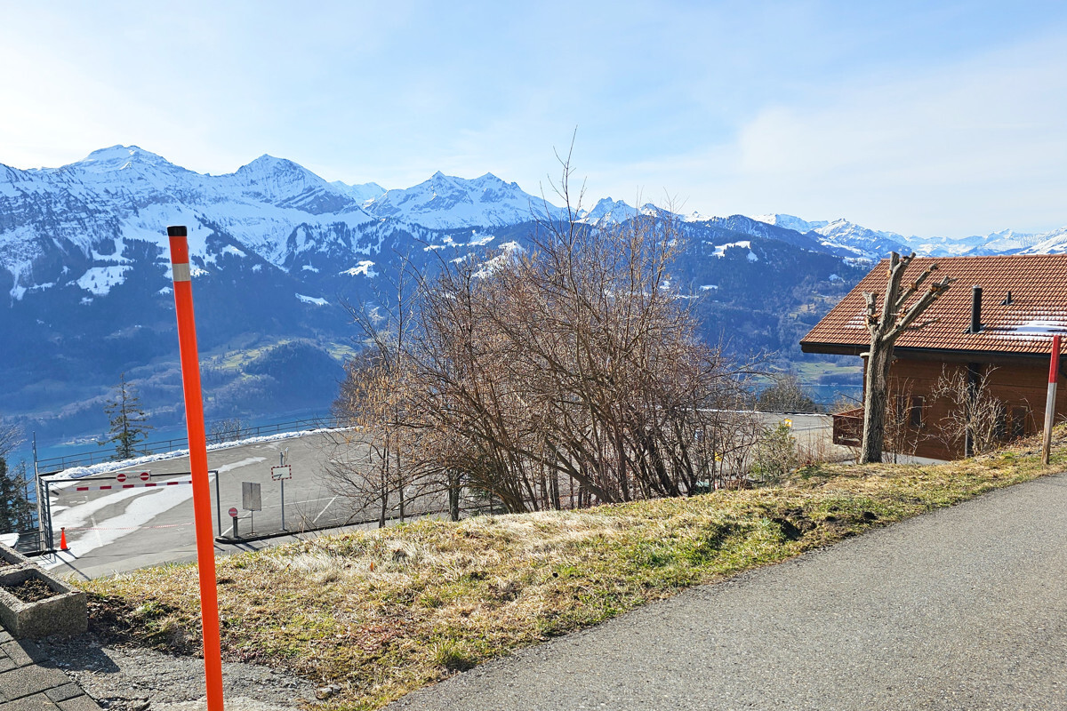 Ansicht Parzelle Nordost