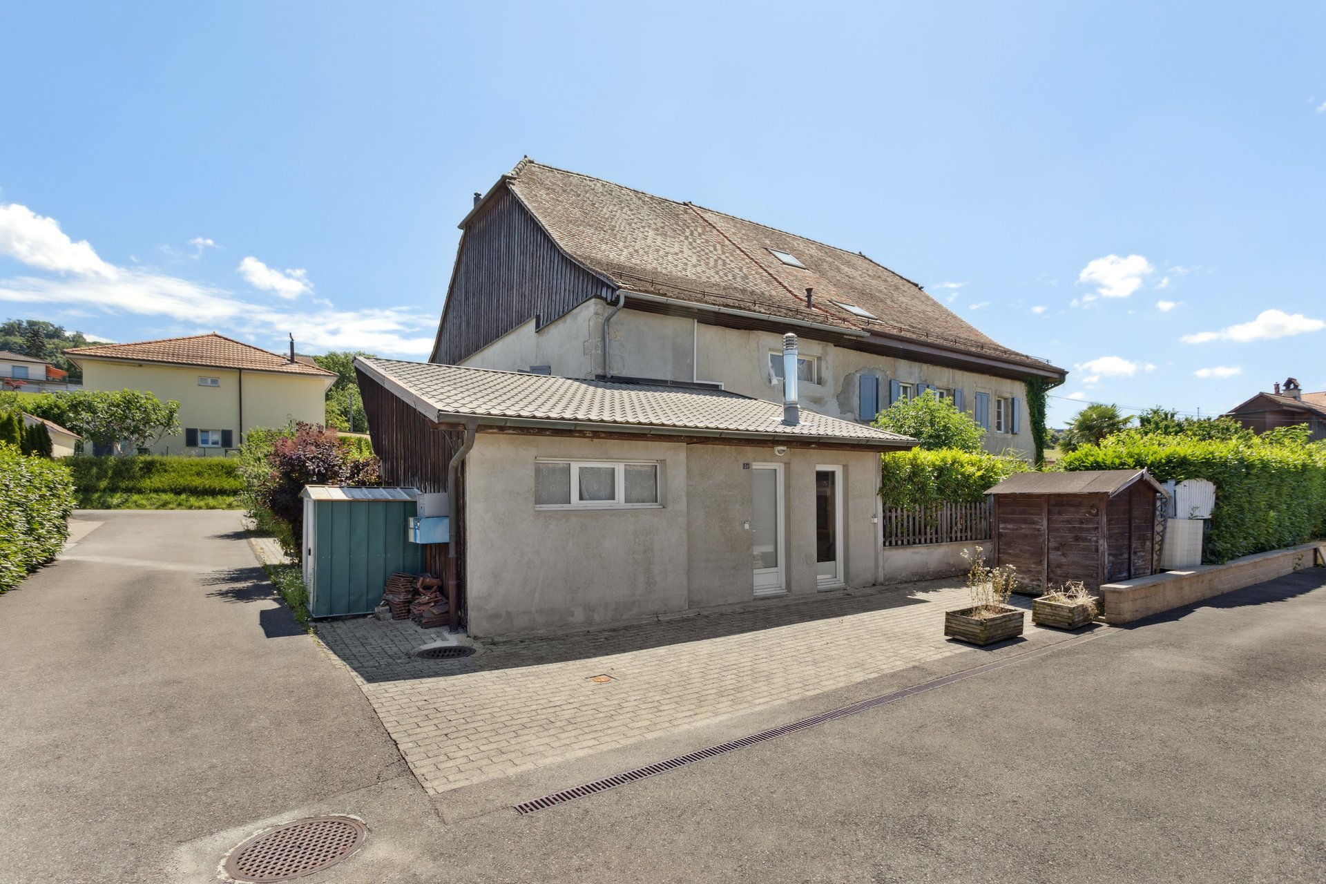 Vue extérieure appartement 3d