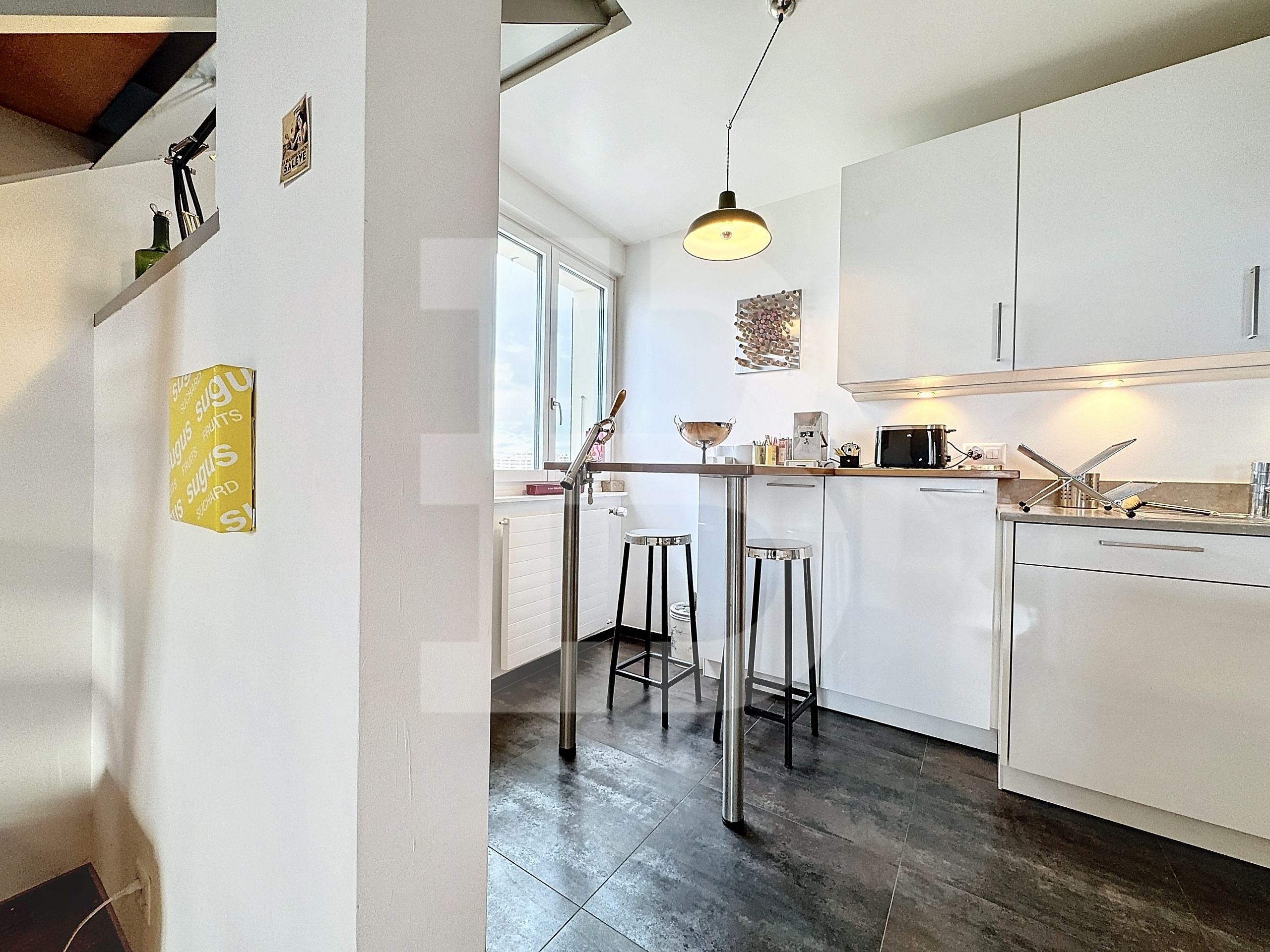 Cuisine ouverte sur séjour