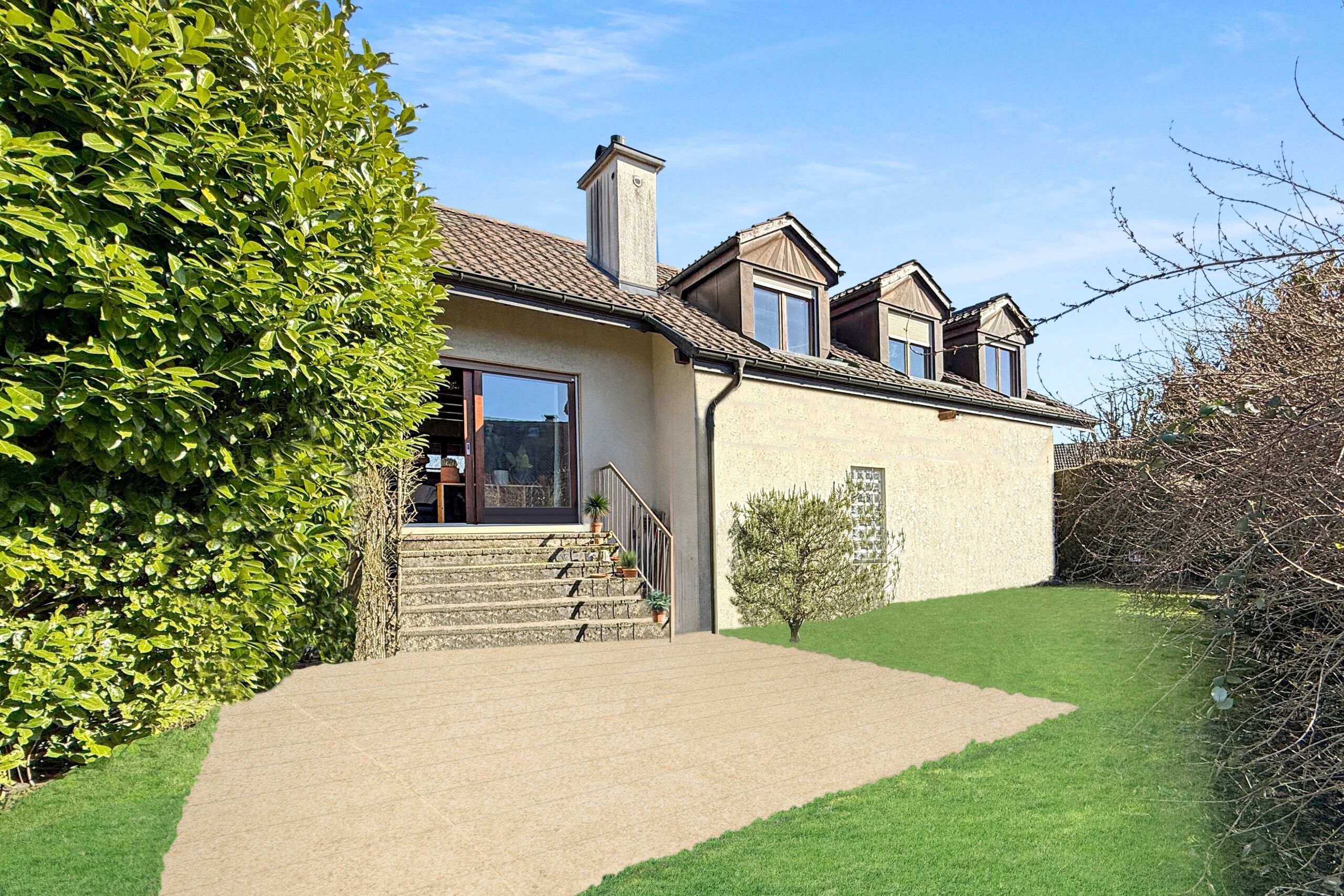 Beau jardin de 500 m2