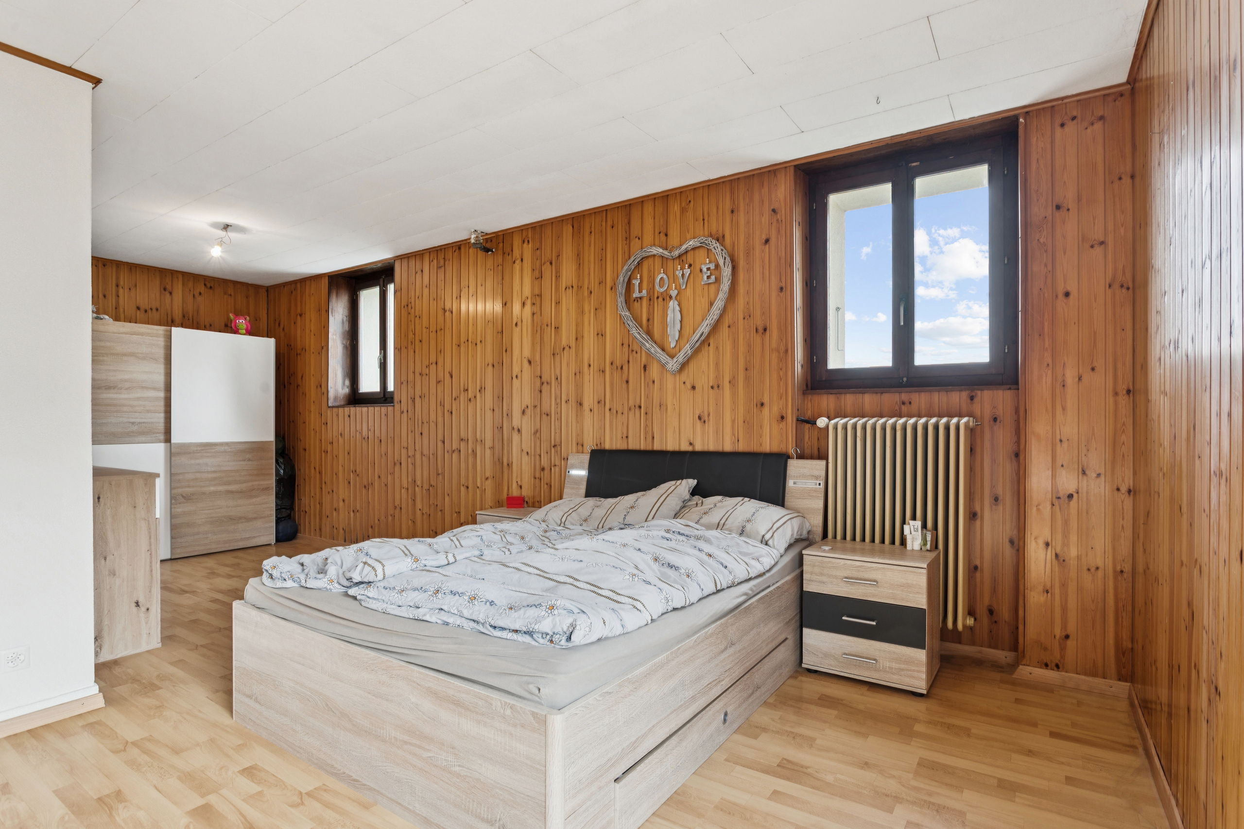 Appartement du rez / chambre à coucher