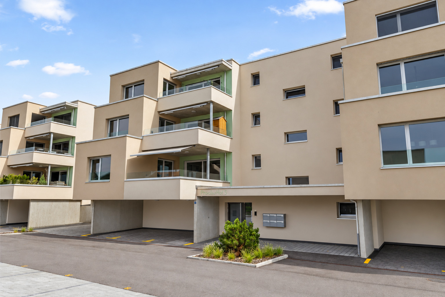 Facade de l'immeuble 