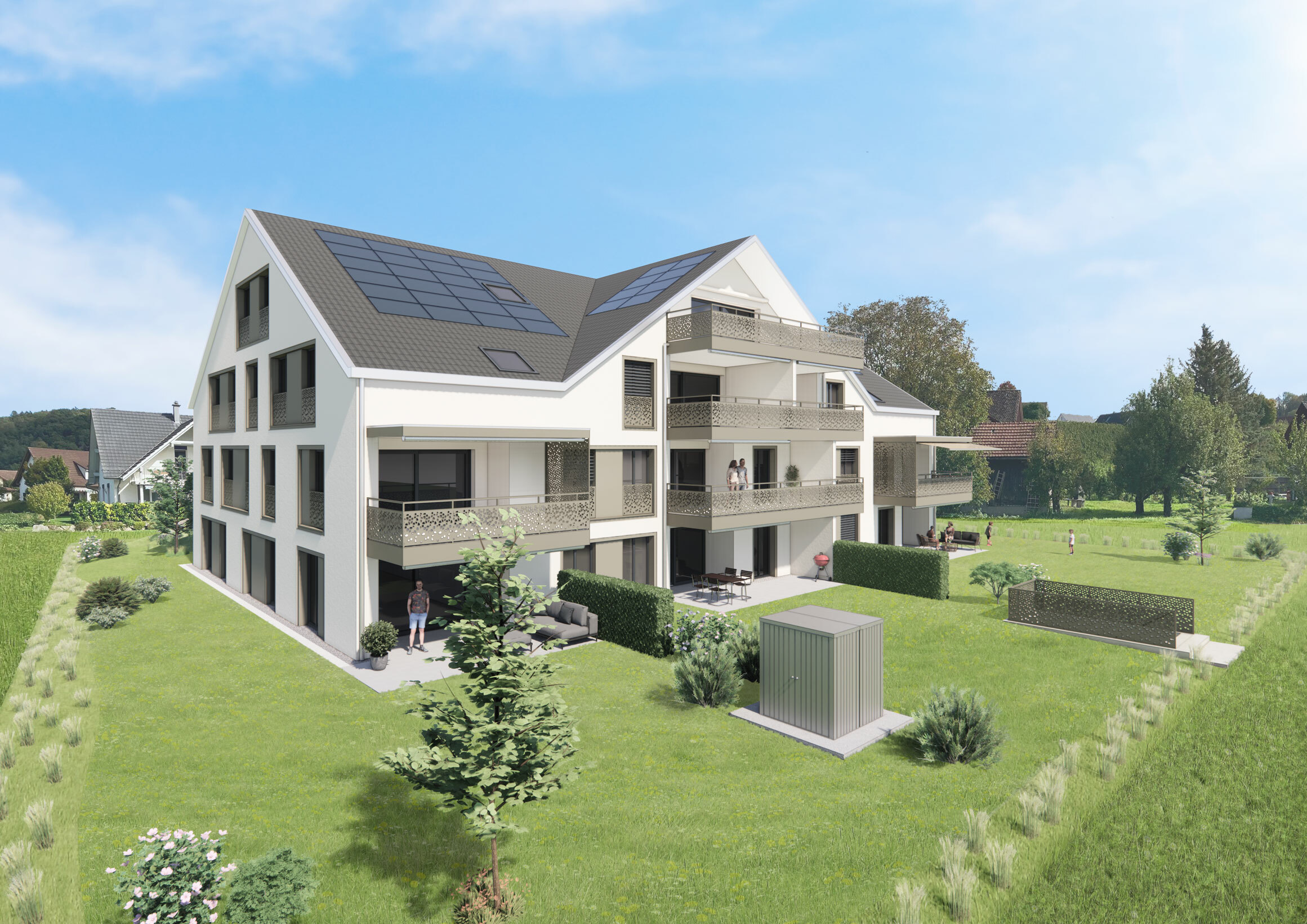 Südfassade MFH