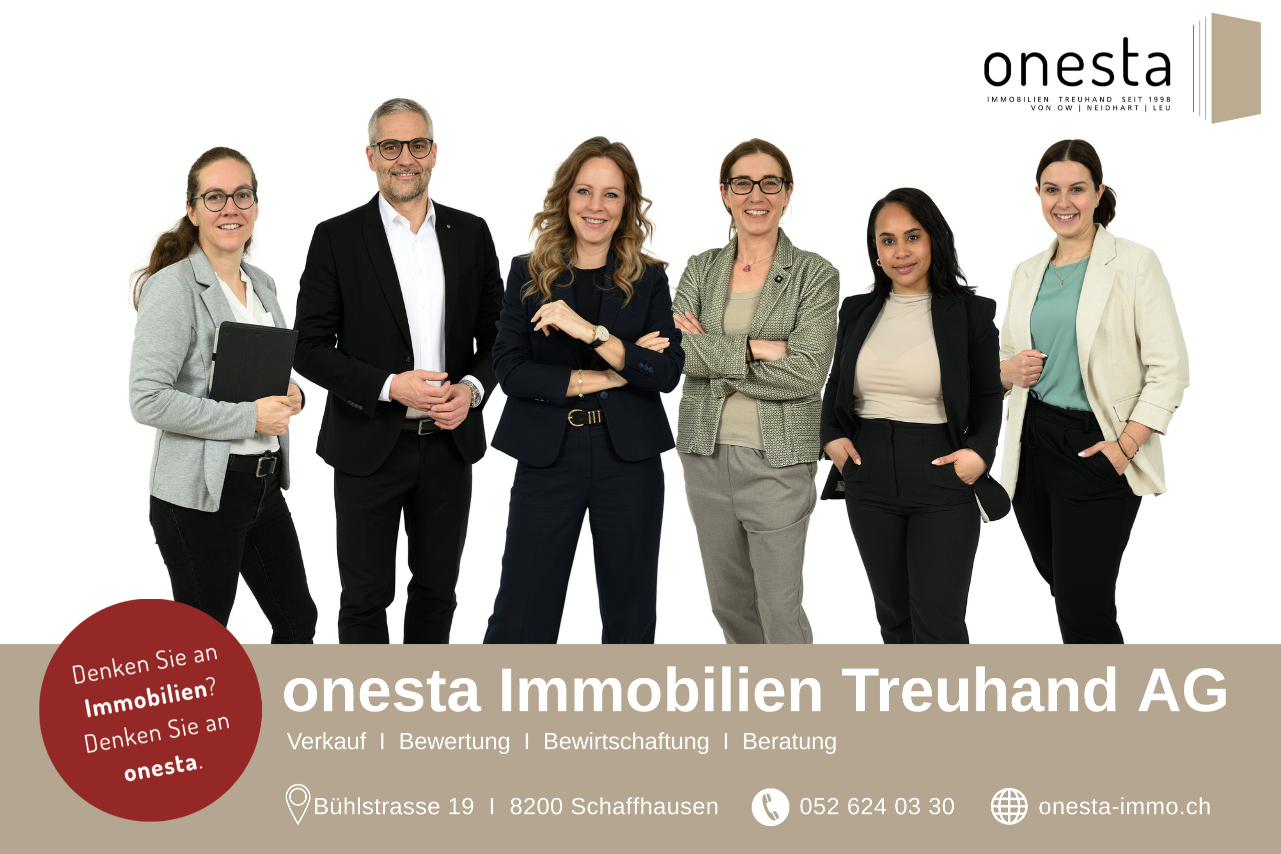 Team onesta Immobilien Treuhand AG