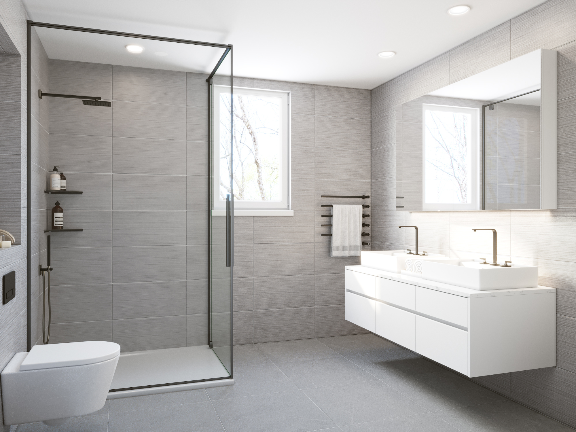 Badezimmer Dachgeschoss