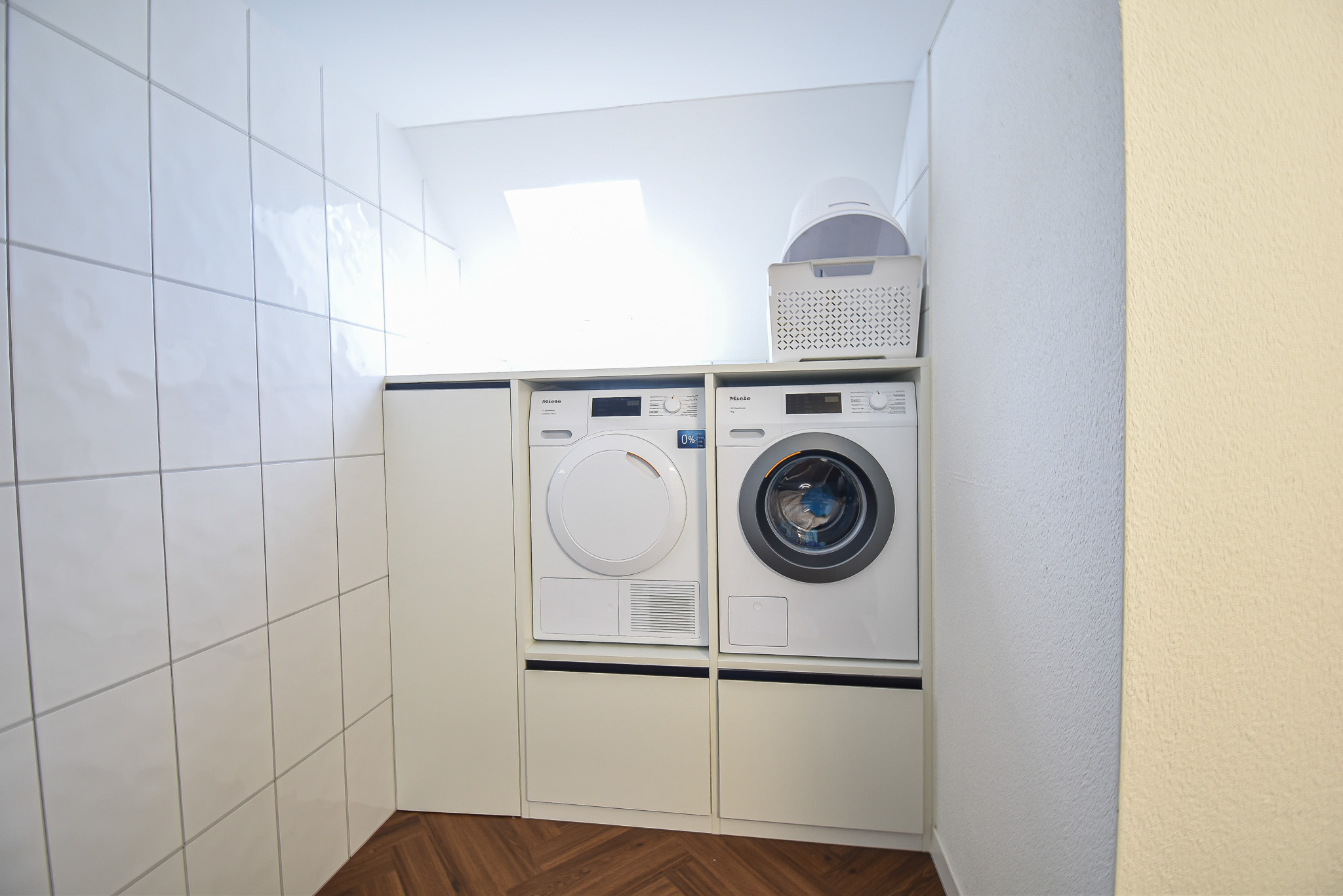 Dusche/WC mit Waschturm