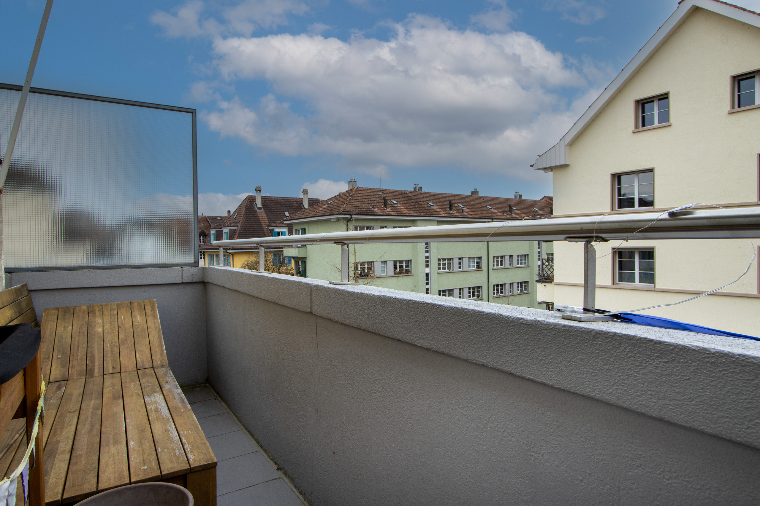 Balkon bei Wohnzimmer