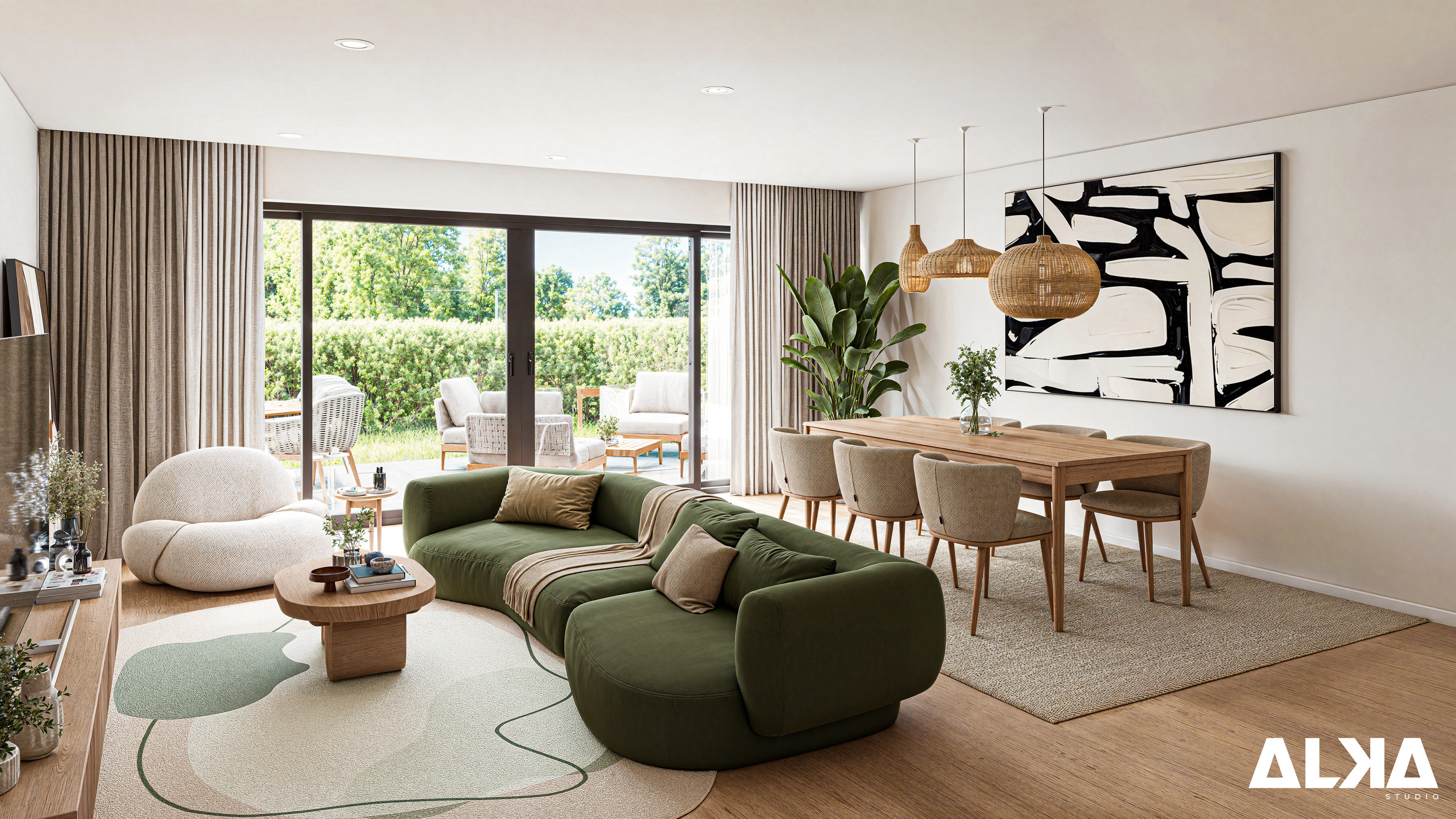 Image virtuelle, les finitions sont au choix des preneurs selon les budgets alloués