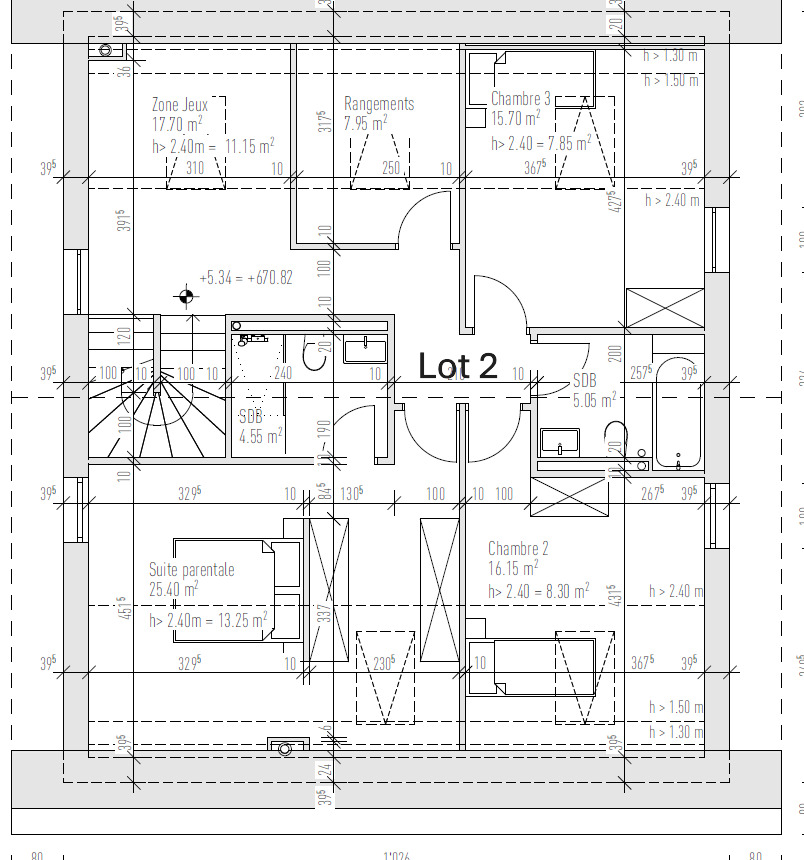 Immosol | Le Mont | Plan Combles Immosol | Le Mont | Plan Combles