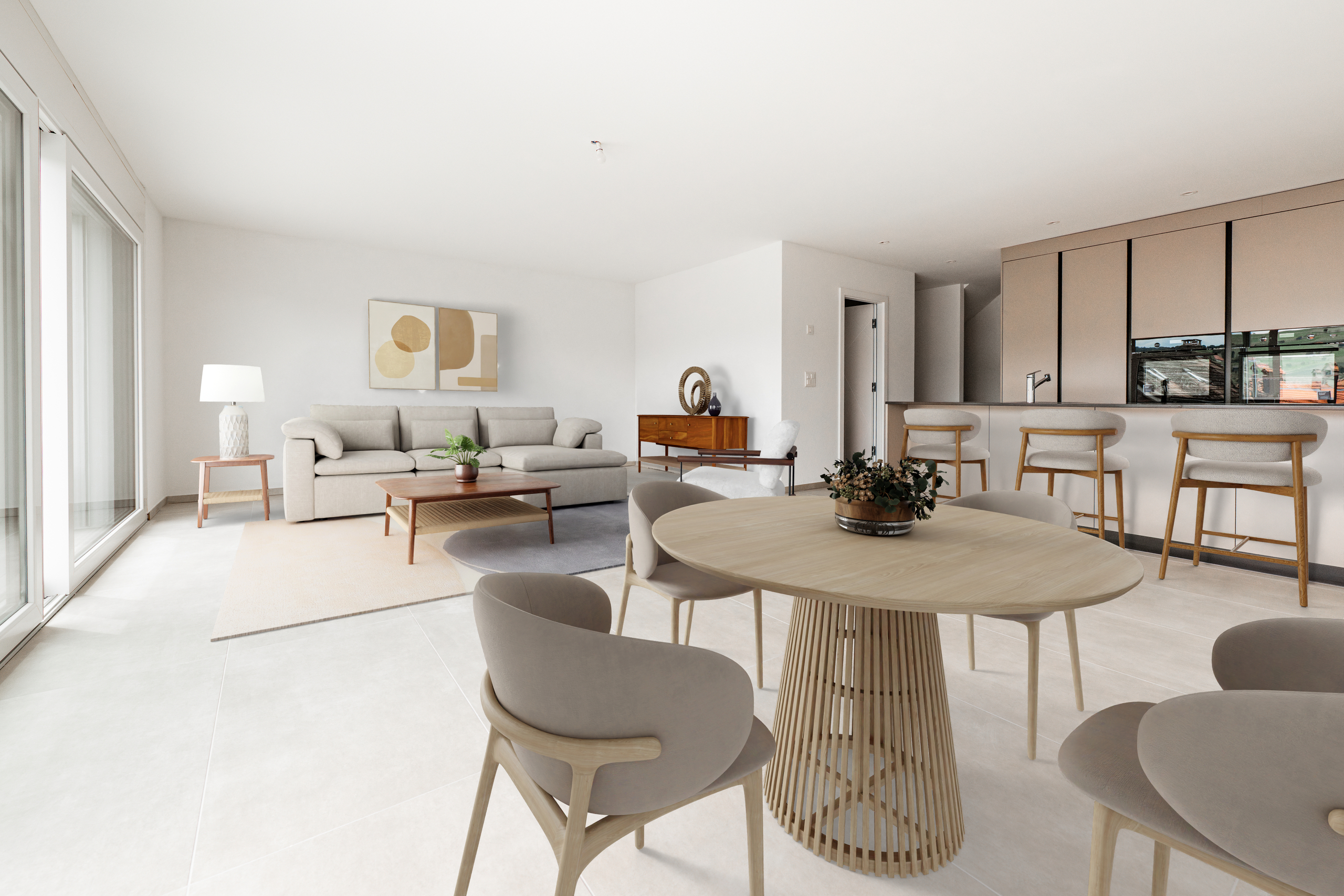 Home staging séjour