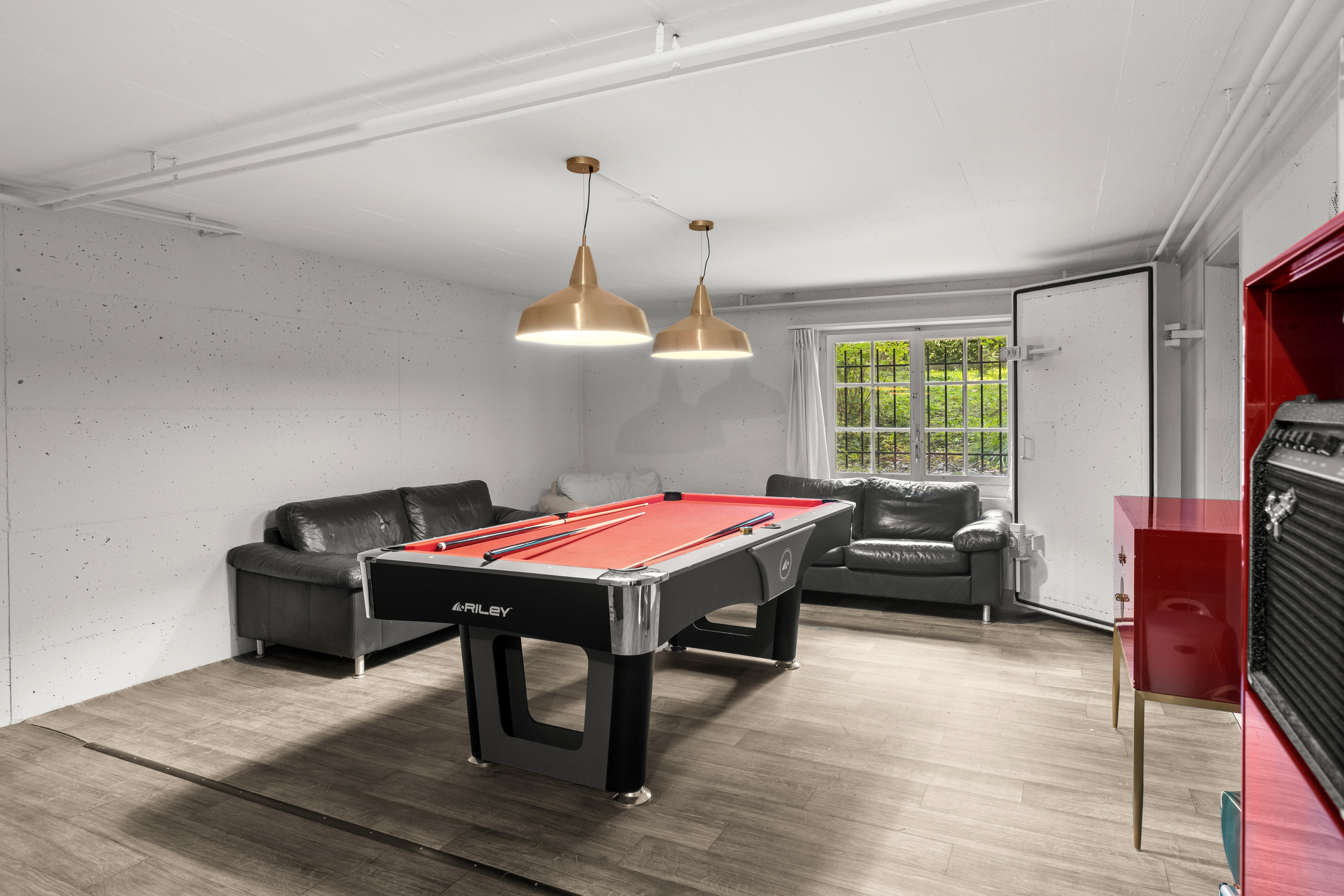 Salle de jeux au sous-sol Salle de jeux au sous-sol