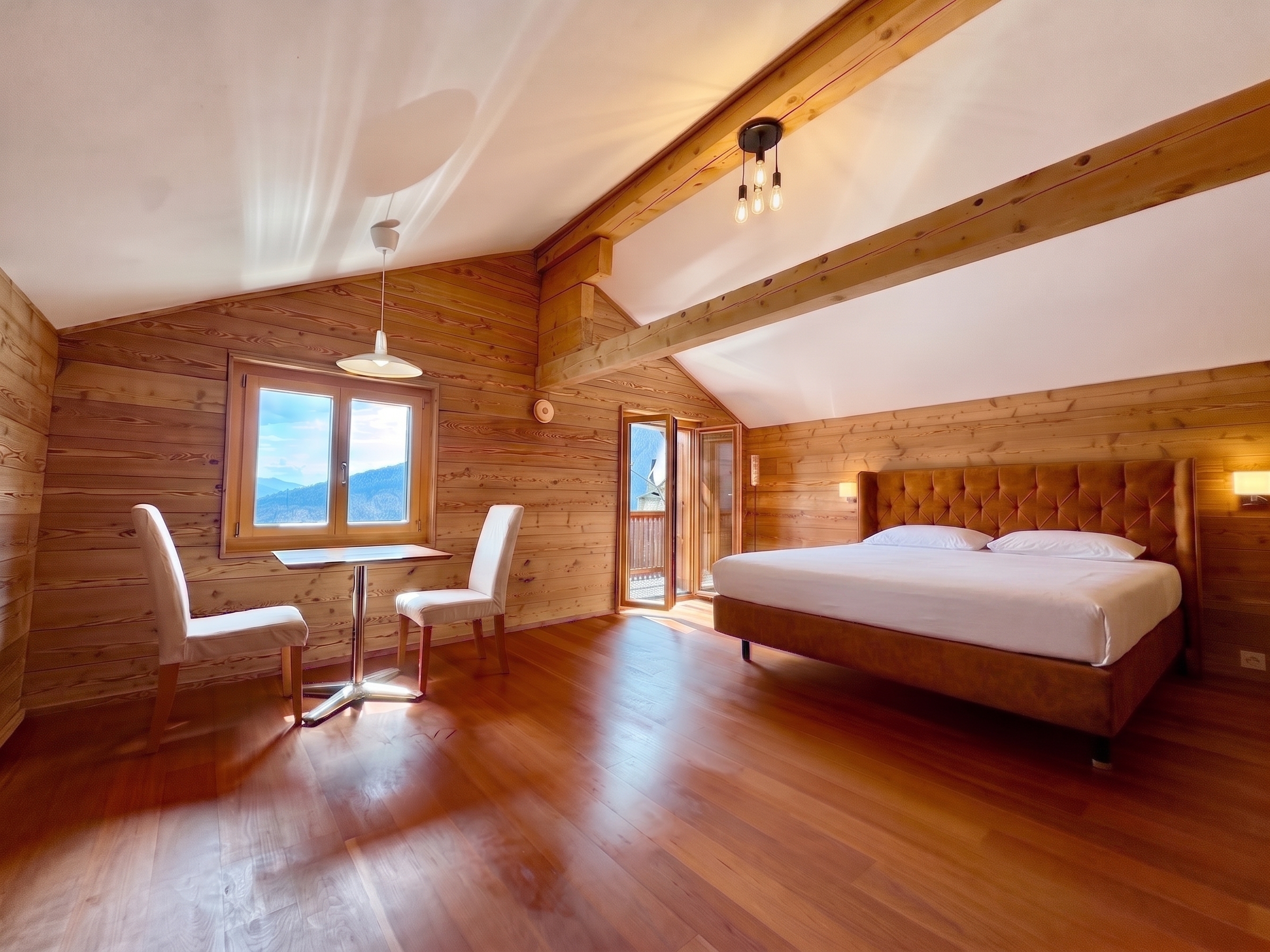 Schlafzimmer mit Balkon im OG Schlafzimmer mit Balkon im OG