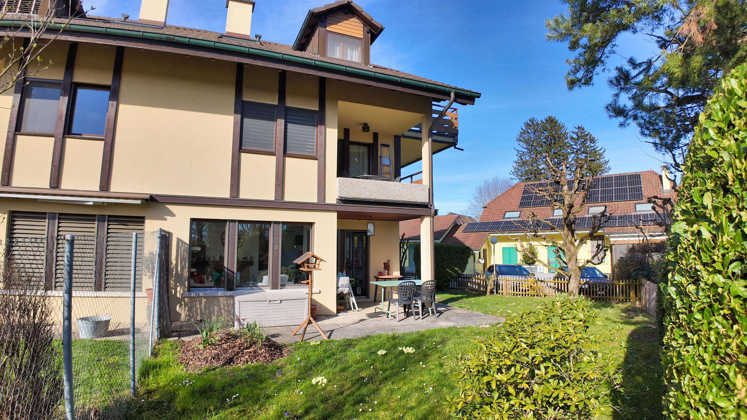 Terrasse couverte / jardin