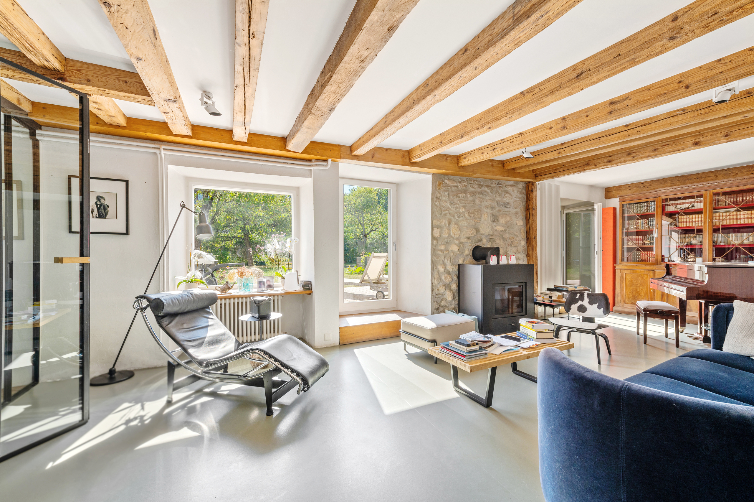 Salon avec verrière Salon avec verrière