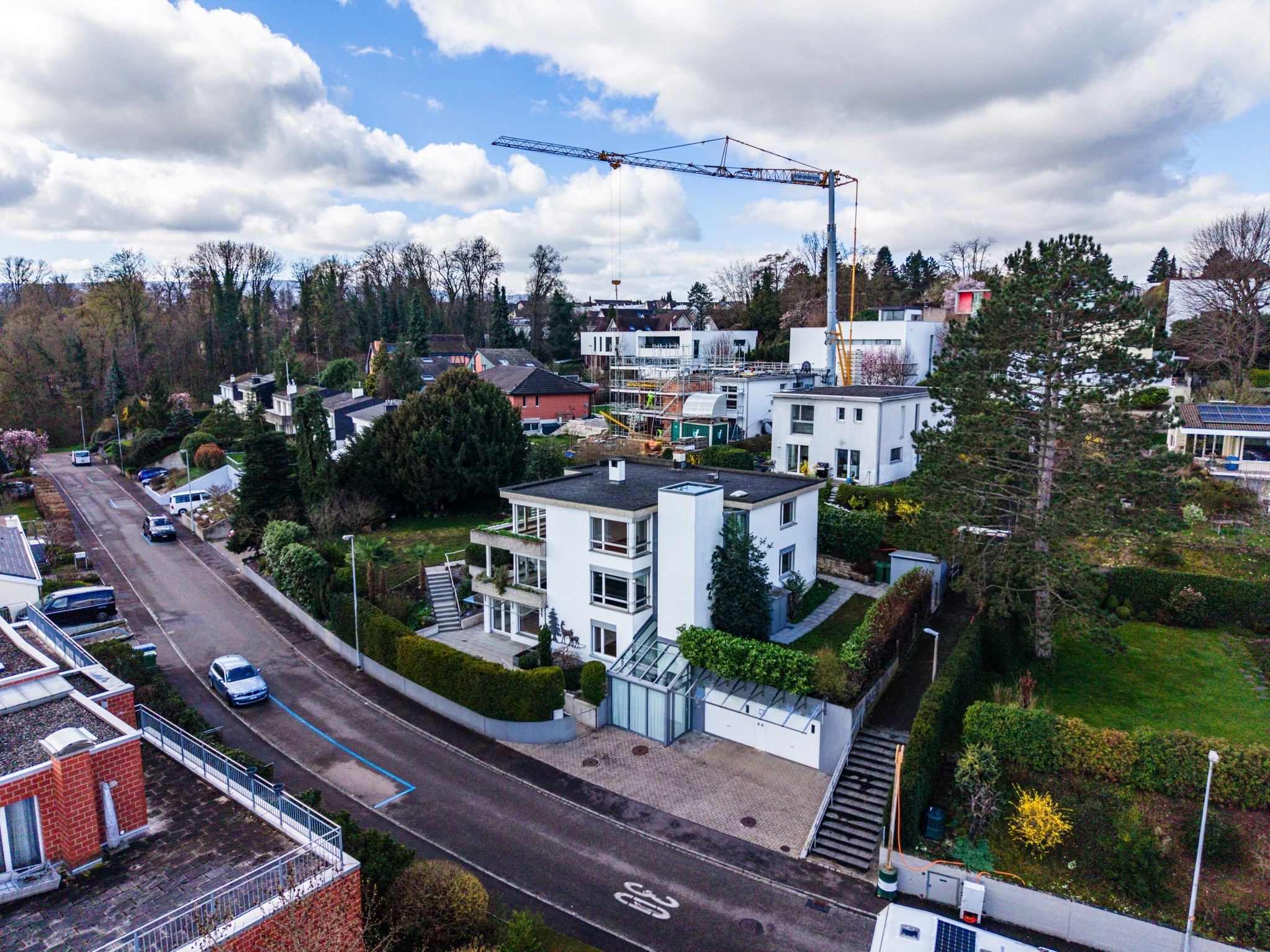 Nord-Ost-Sicht auf das Haus