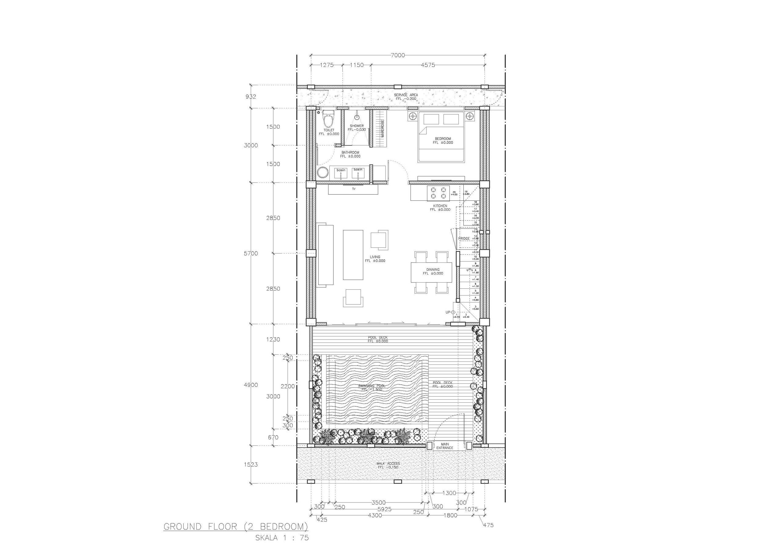 Plan rez-de-chaussée