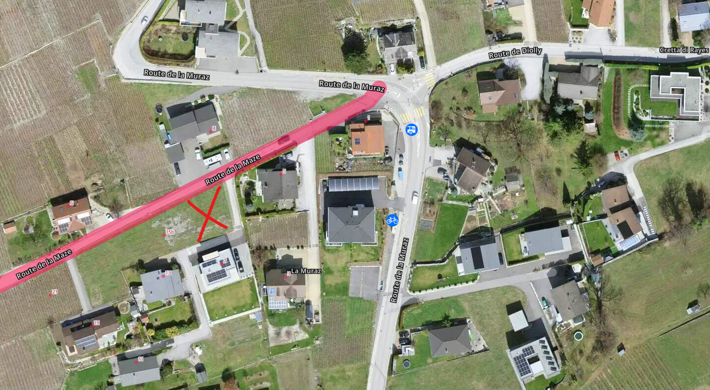 macro-situation (route de la Maze à Ormône) macro-situation (route de la Maze à Ormône)