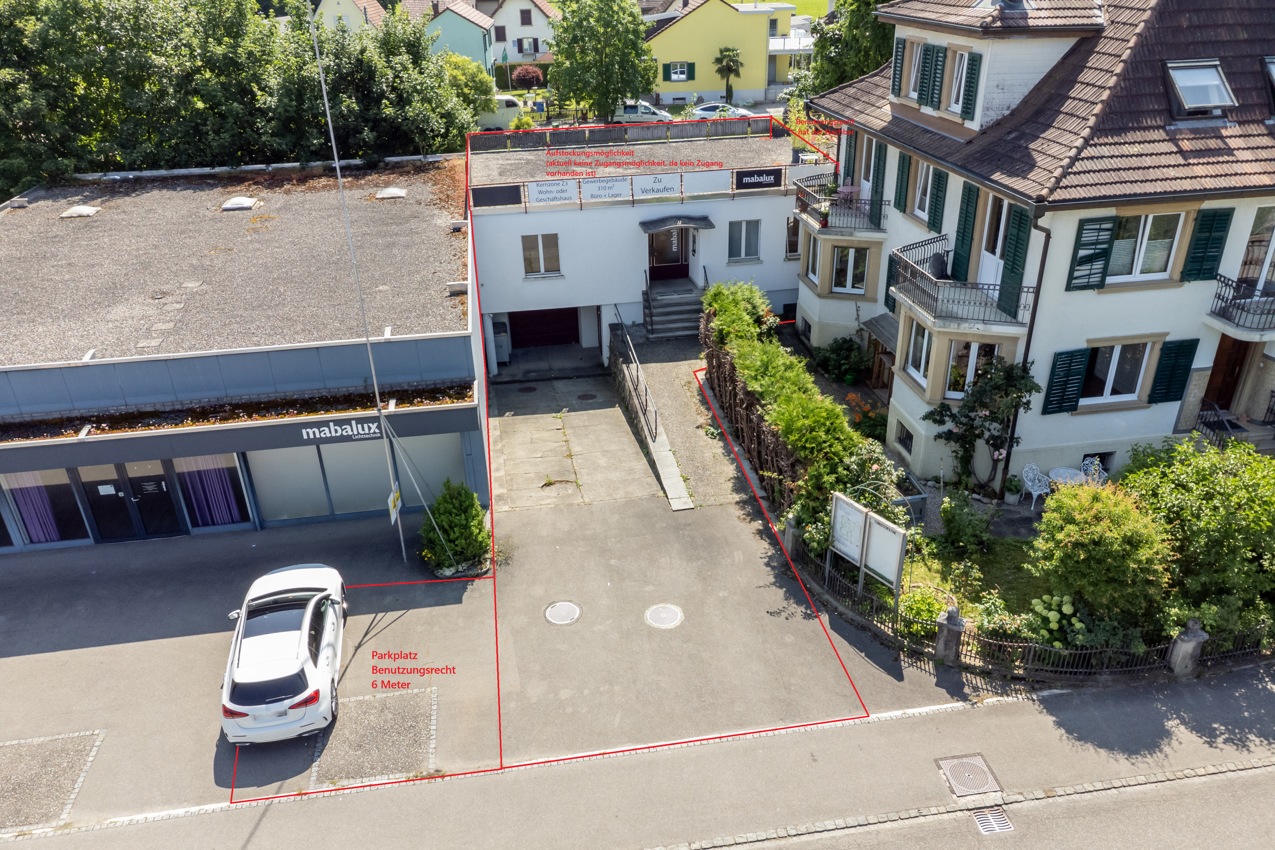 Lageplan / Zufahrt / Drohnenbild Lageplan / Zufahrt / Drohnenbild