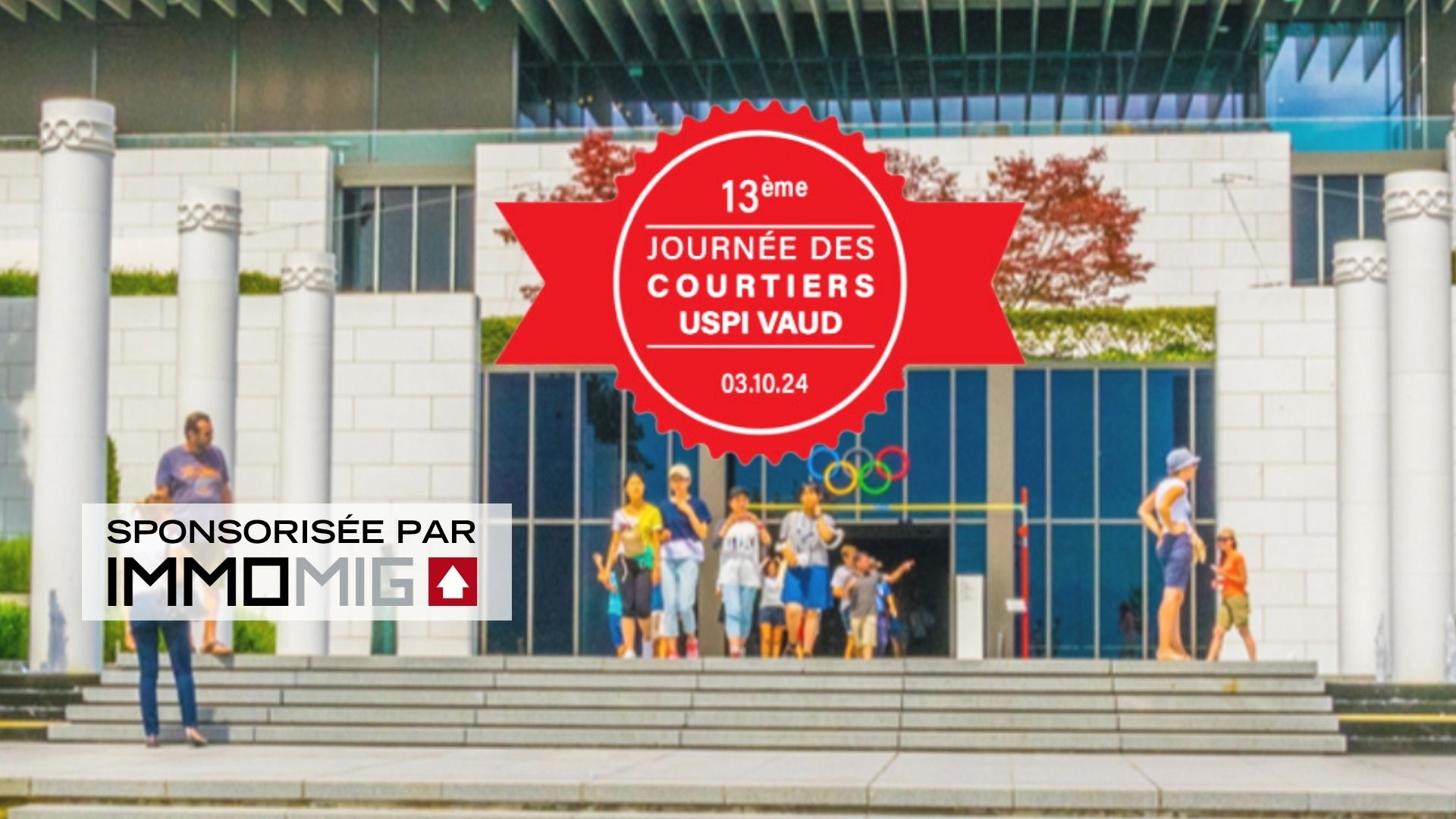13th USPI Vaud Brokers’ Day, an event for Swiss real estate professionals sponsored by IMMOMIG SA.