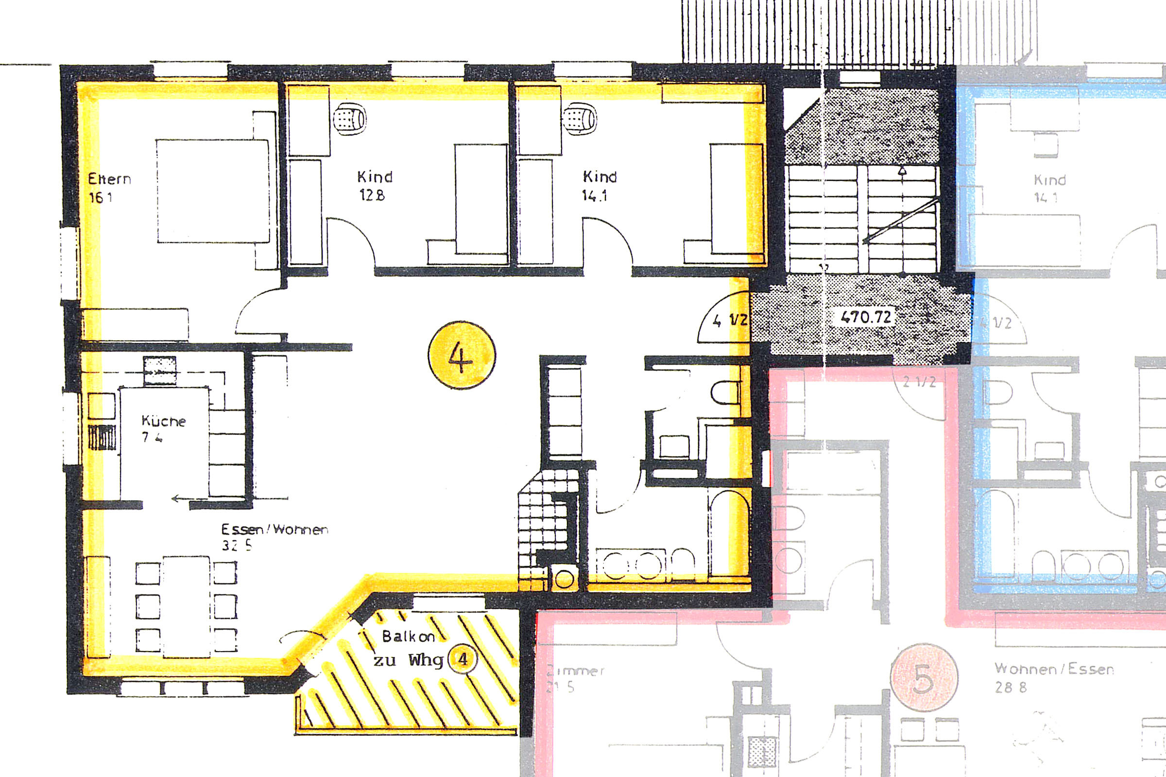 Der attraktive Wohnungsgrundriss