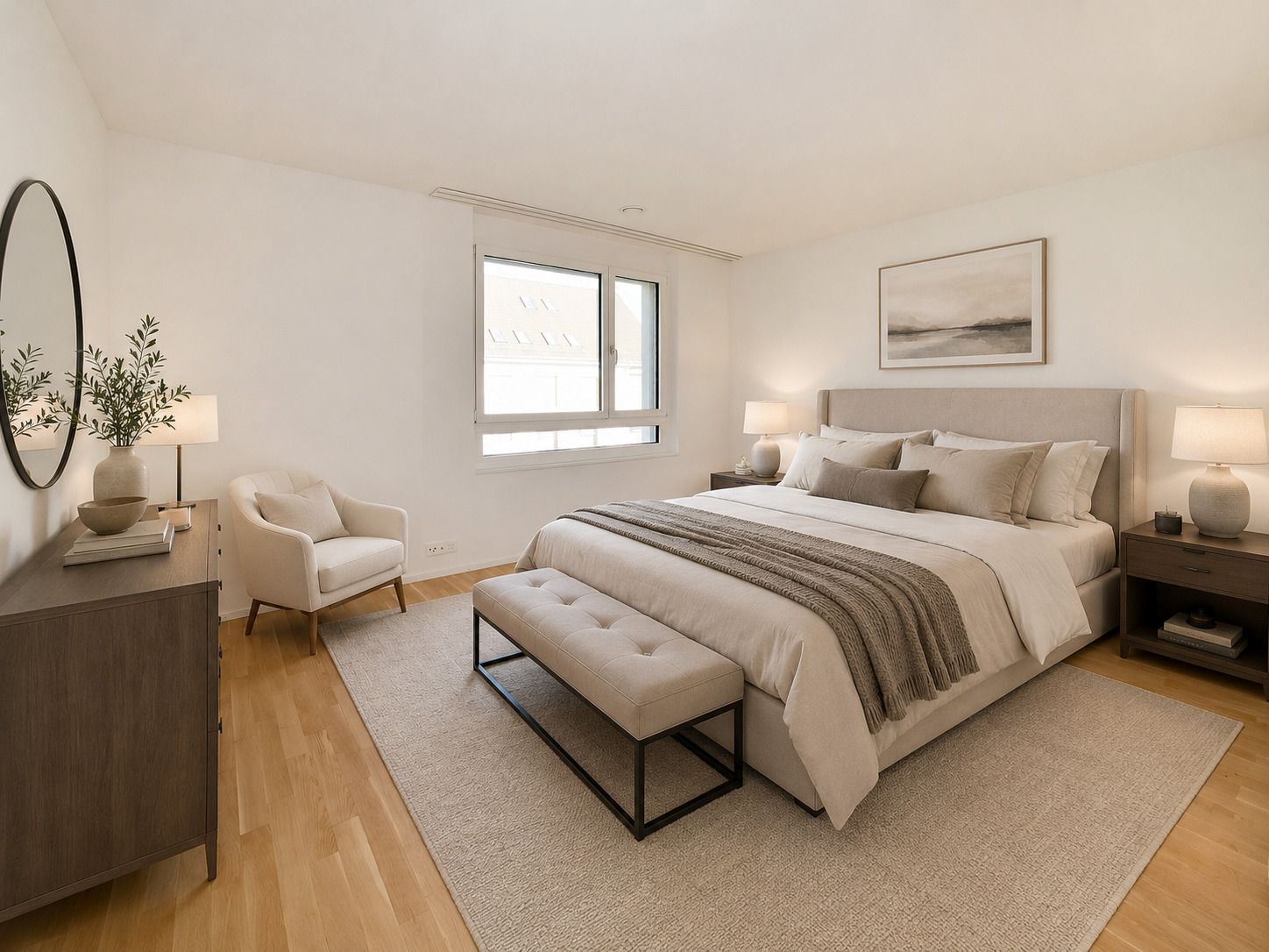Zimmer 2 (14 m2 - KI möbliert) Zimmer 2 (14 m2 - KI möbliert)