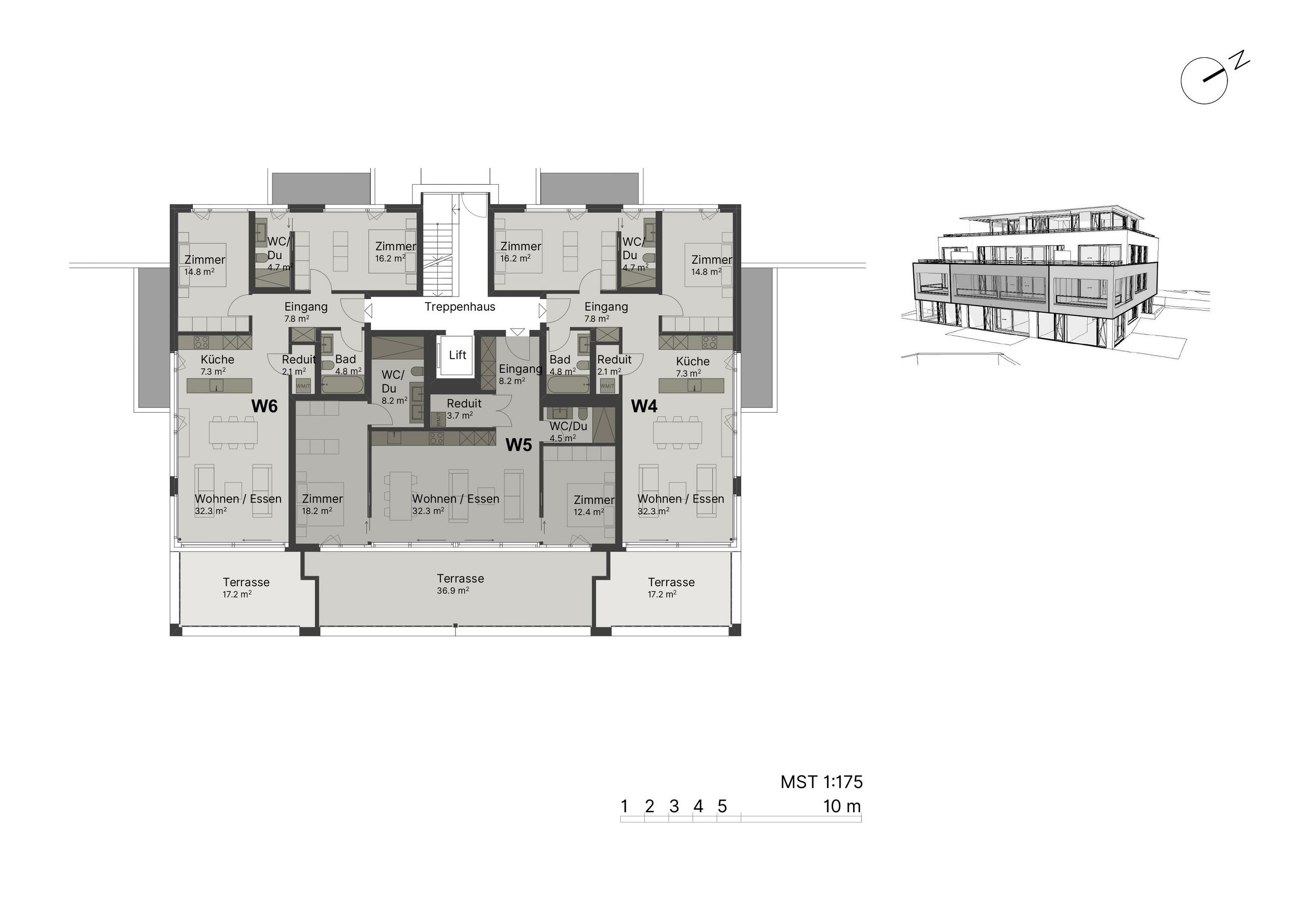 Grundrissplan 1. OG