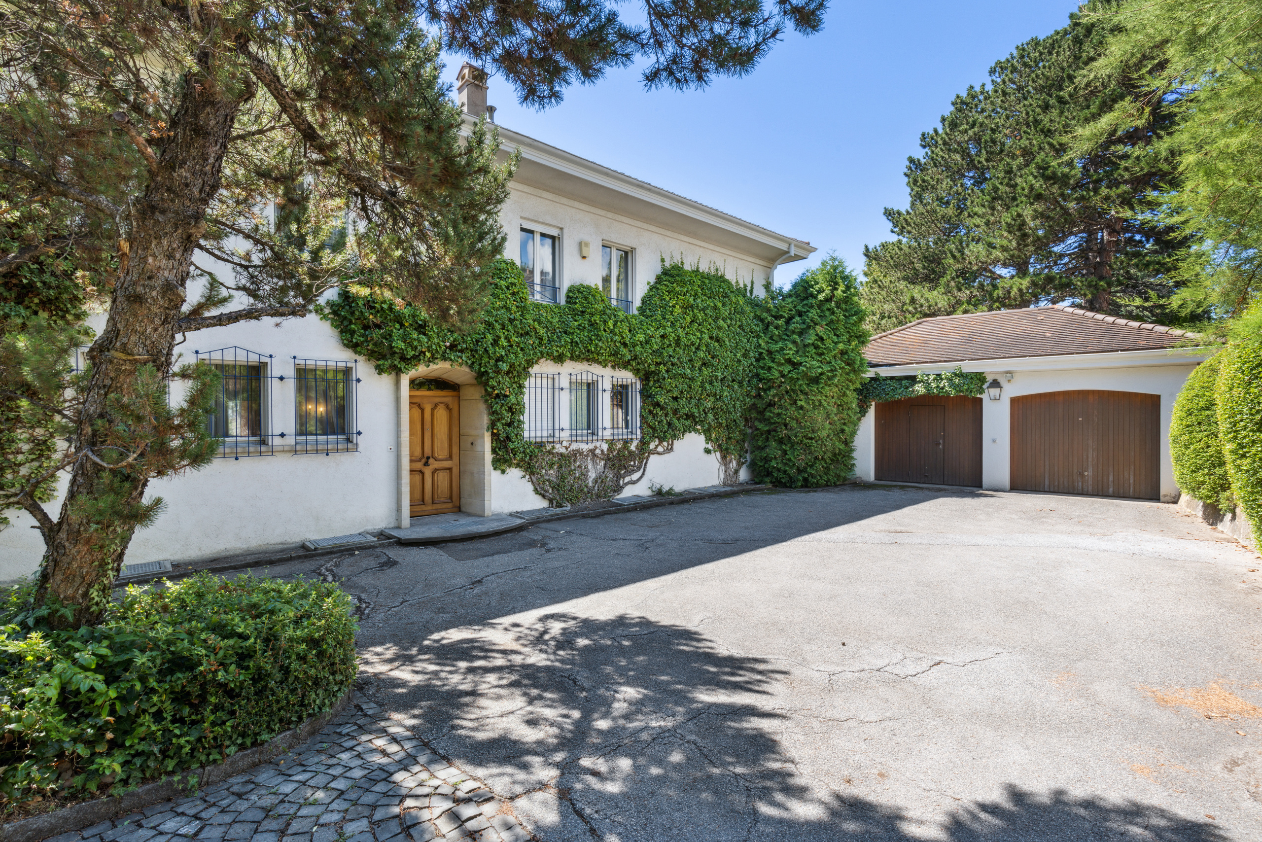 Haupteingang & Doppelgarage