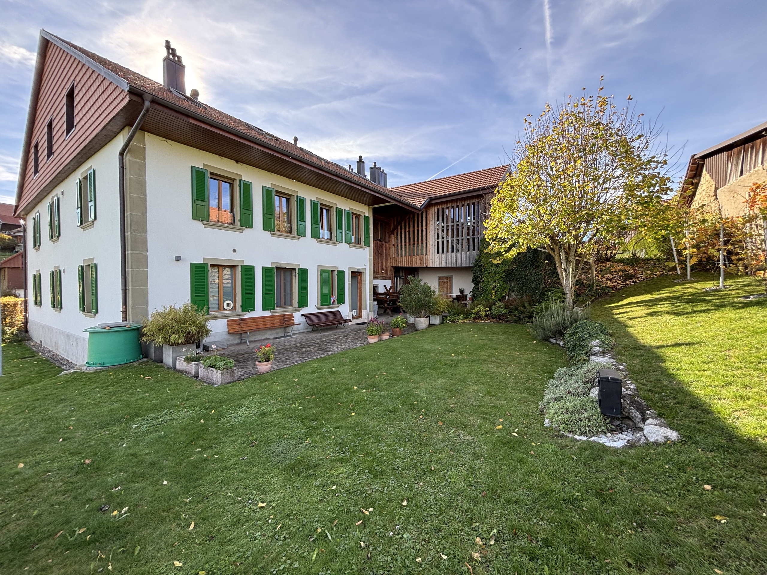 Terrasse et jardin à usage exclusif