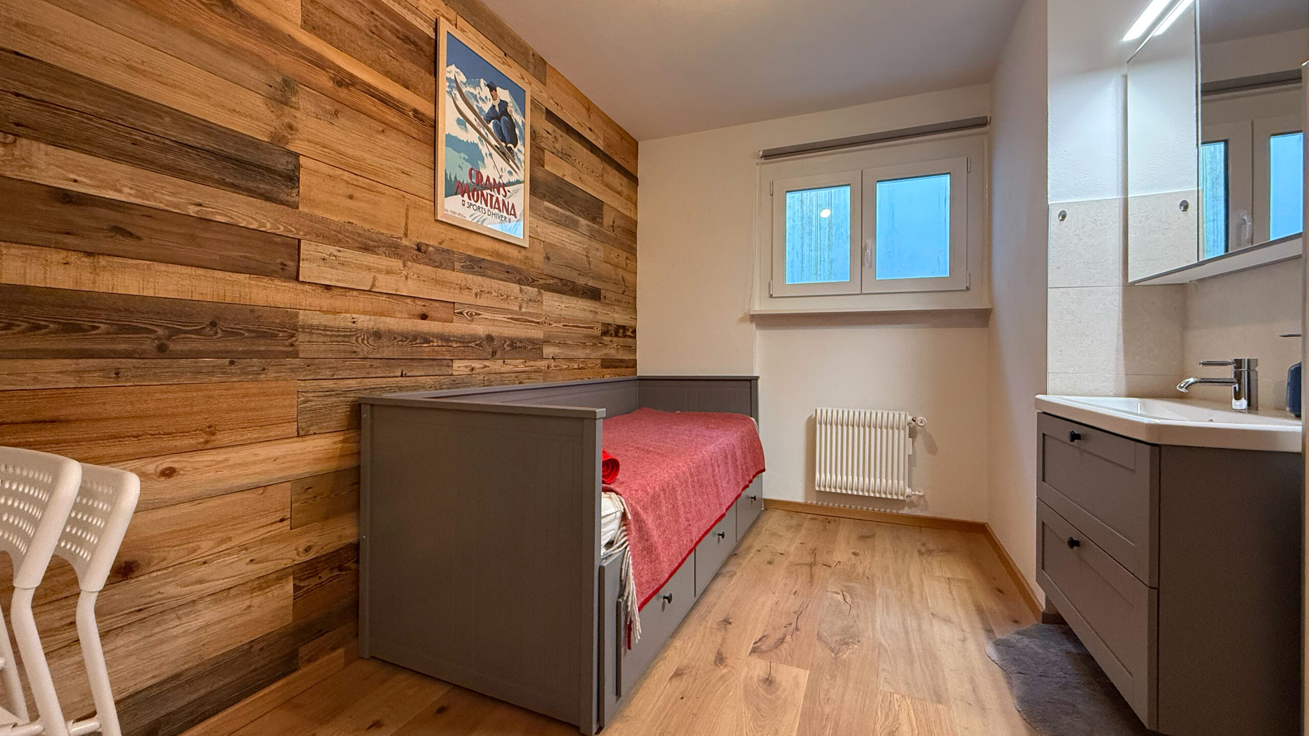 Service room in basement Service room in basement