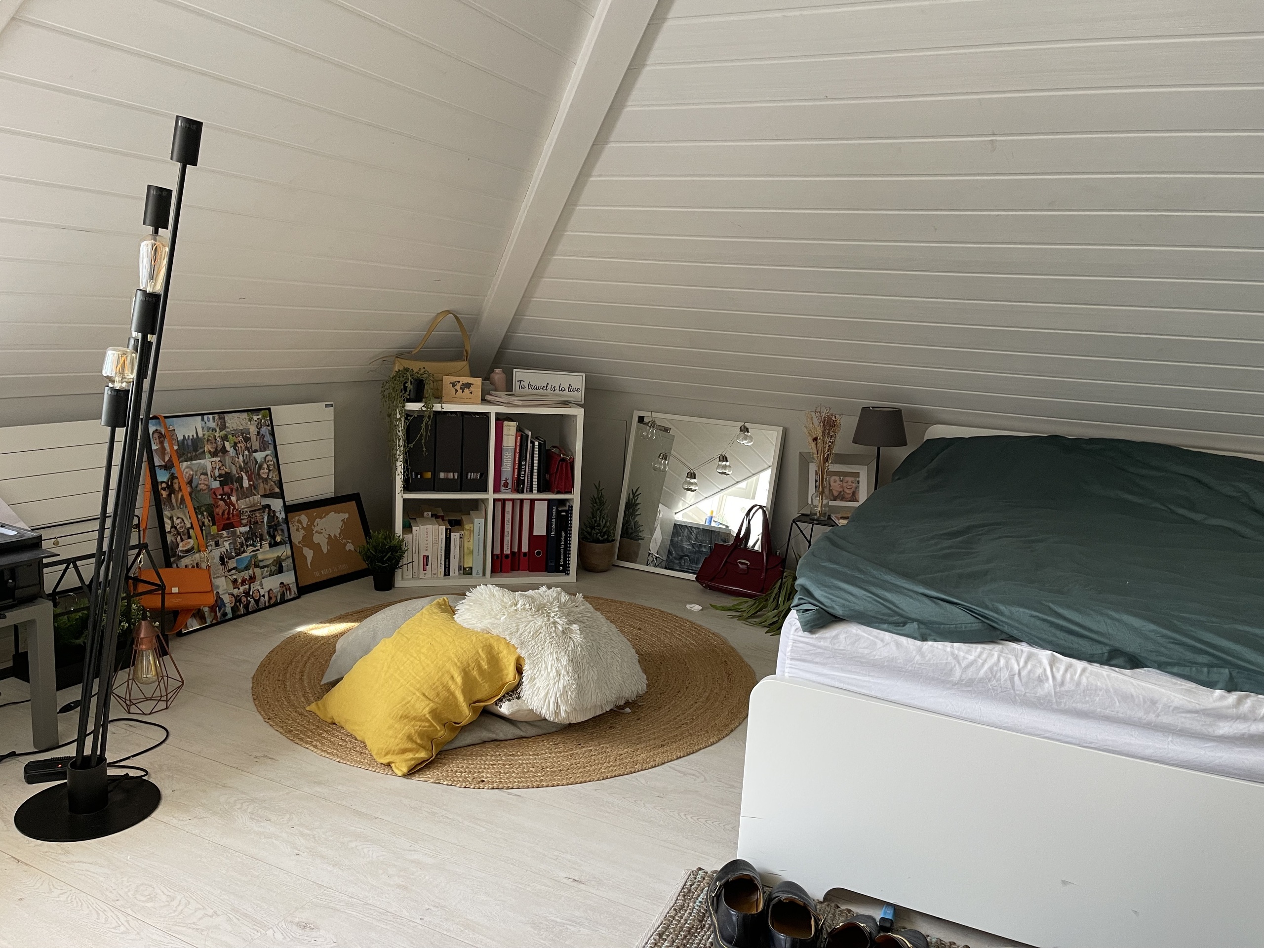 Chambre à coucher - côté jardin