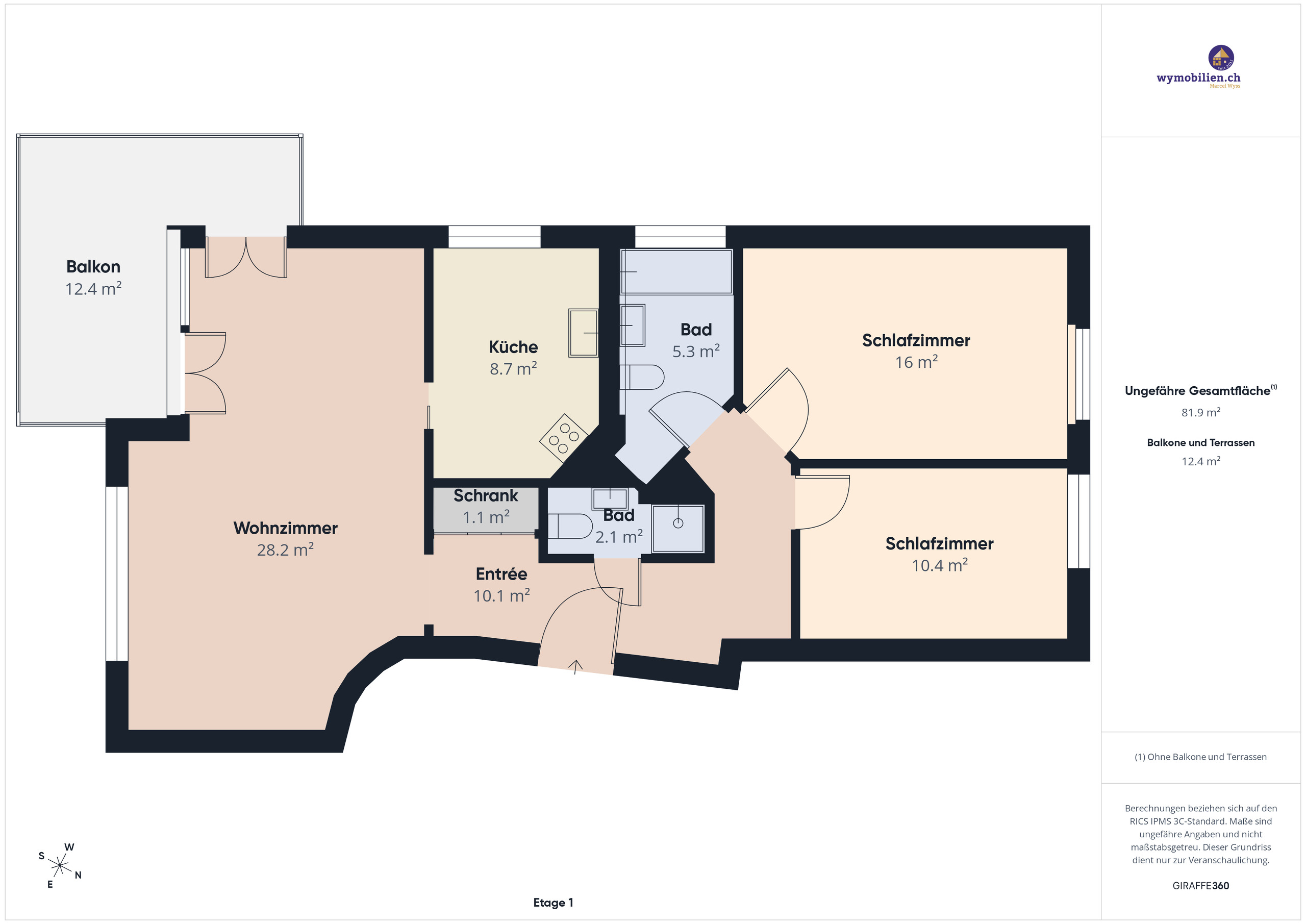 Grundriss Wohnung 