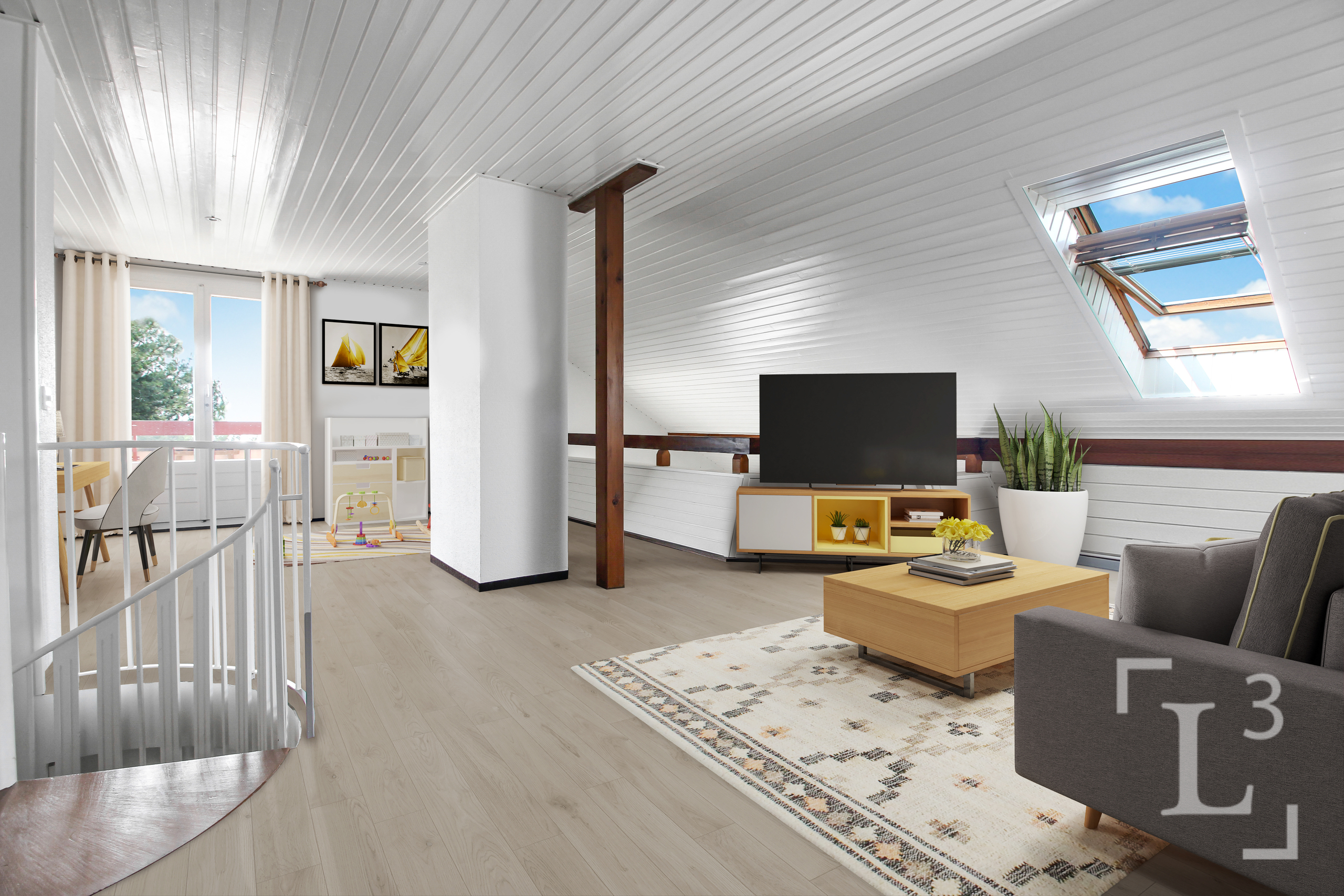Home staging : Espace disponible (Étage) Home staging : Espace disponible (Étage)