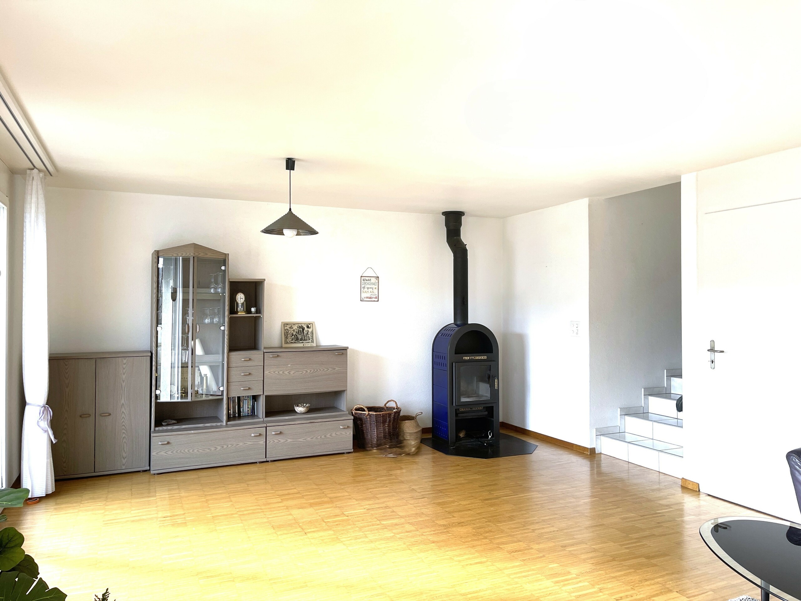 Wohnzimmer mit Schwedenofen