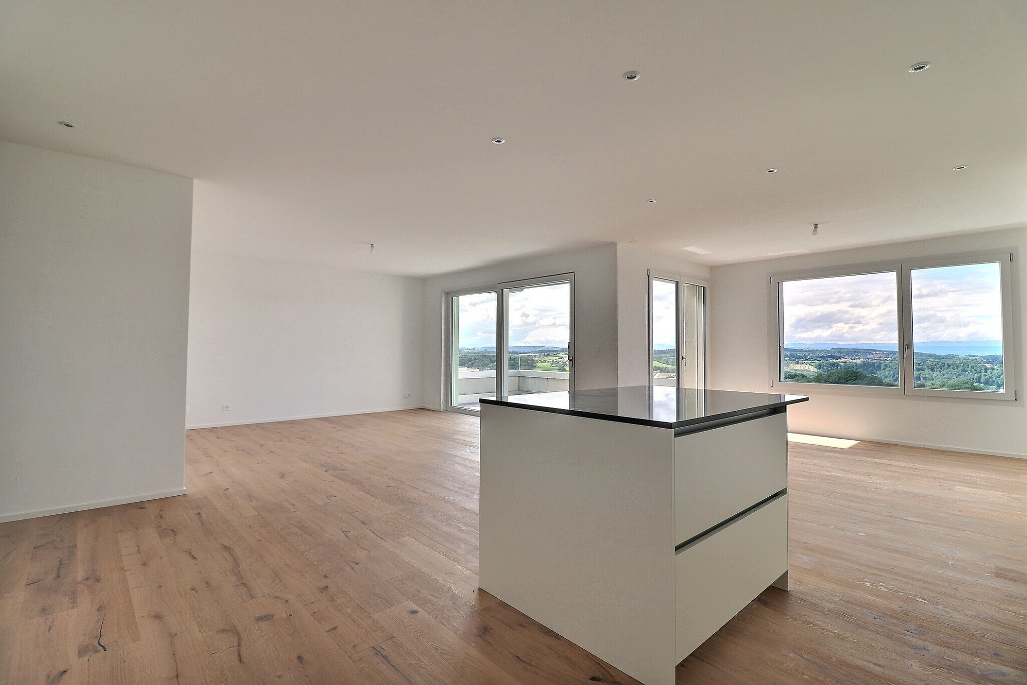 Grand séjour avec coin à manger