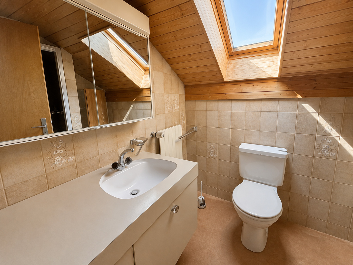 Badezimmer Dachgeschoss