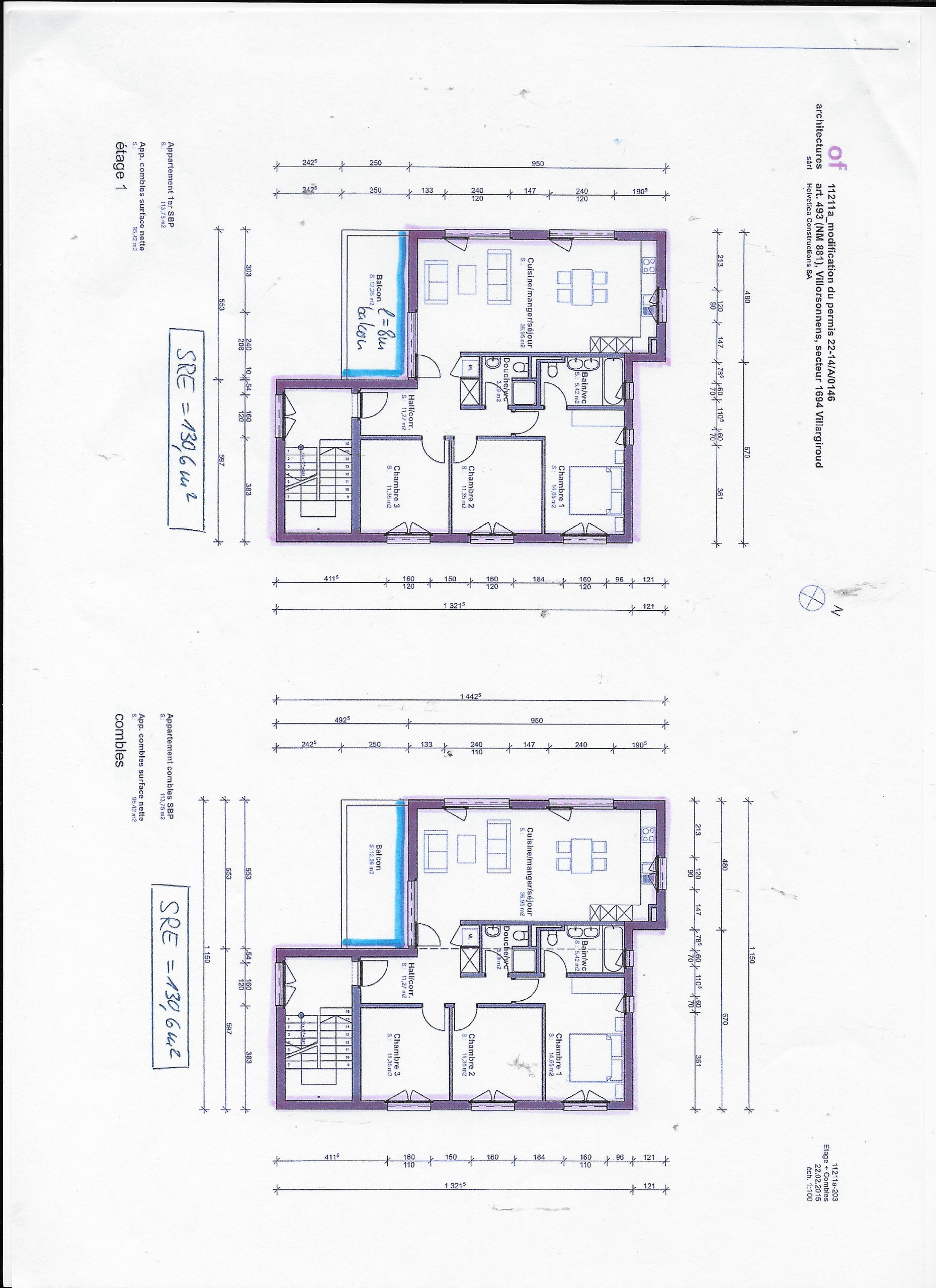 plan étage