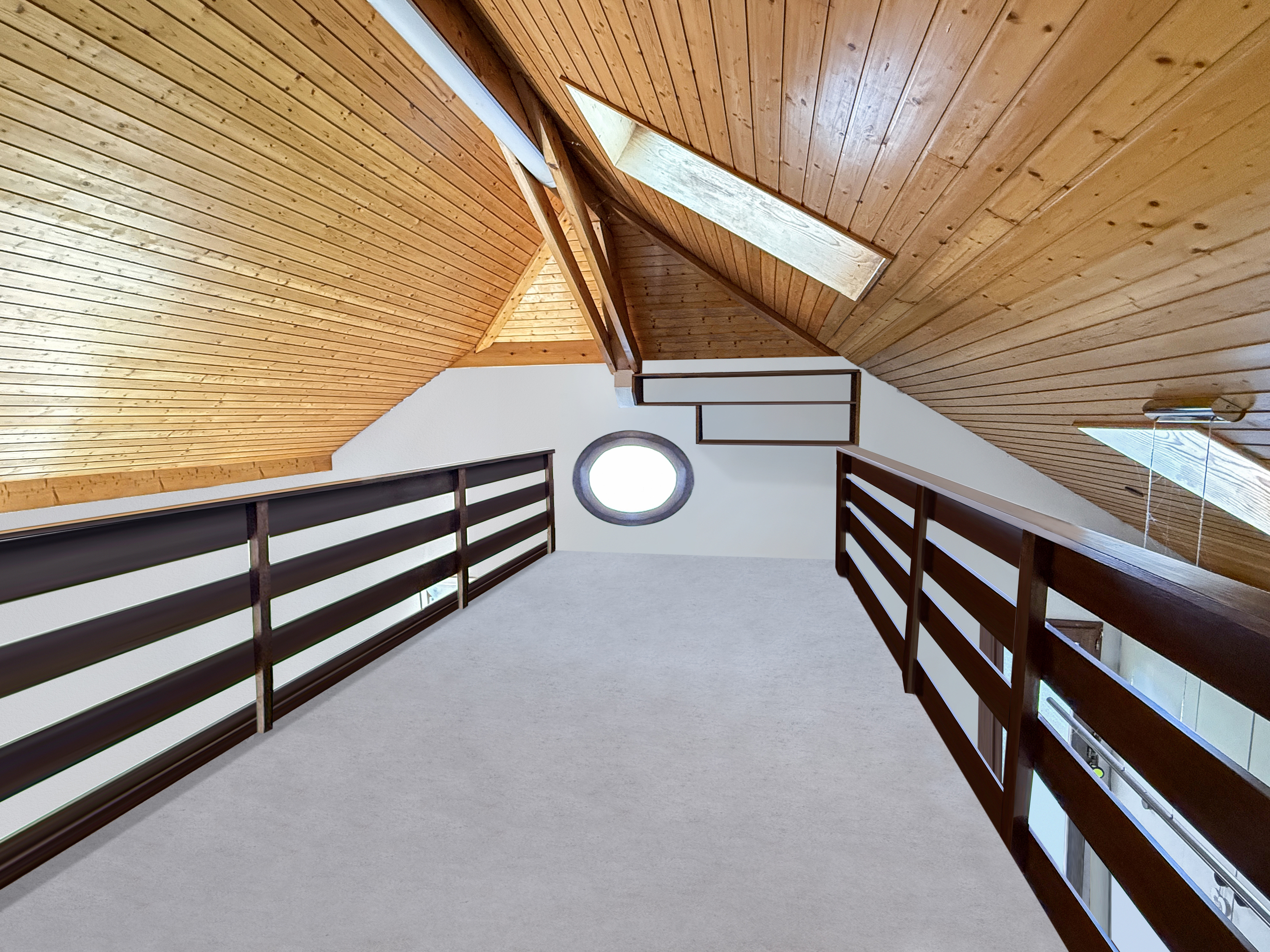 Mezzanine sur le salon