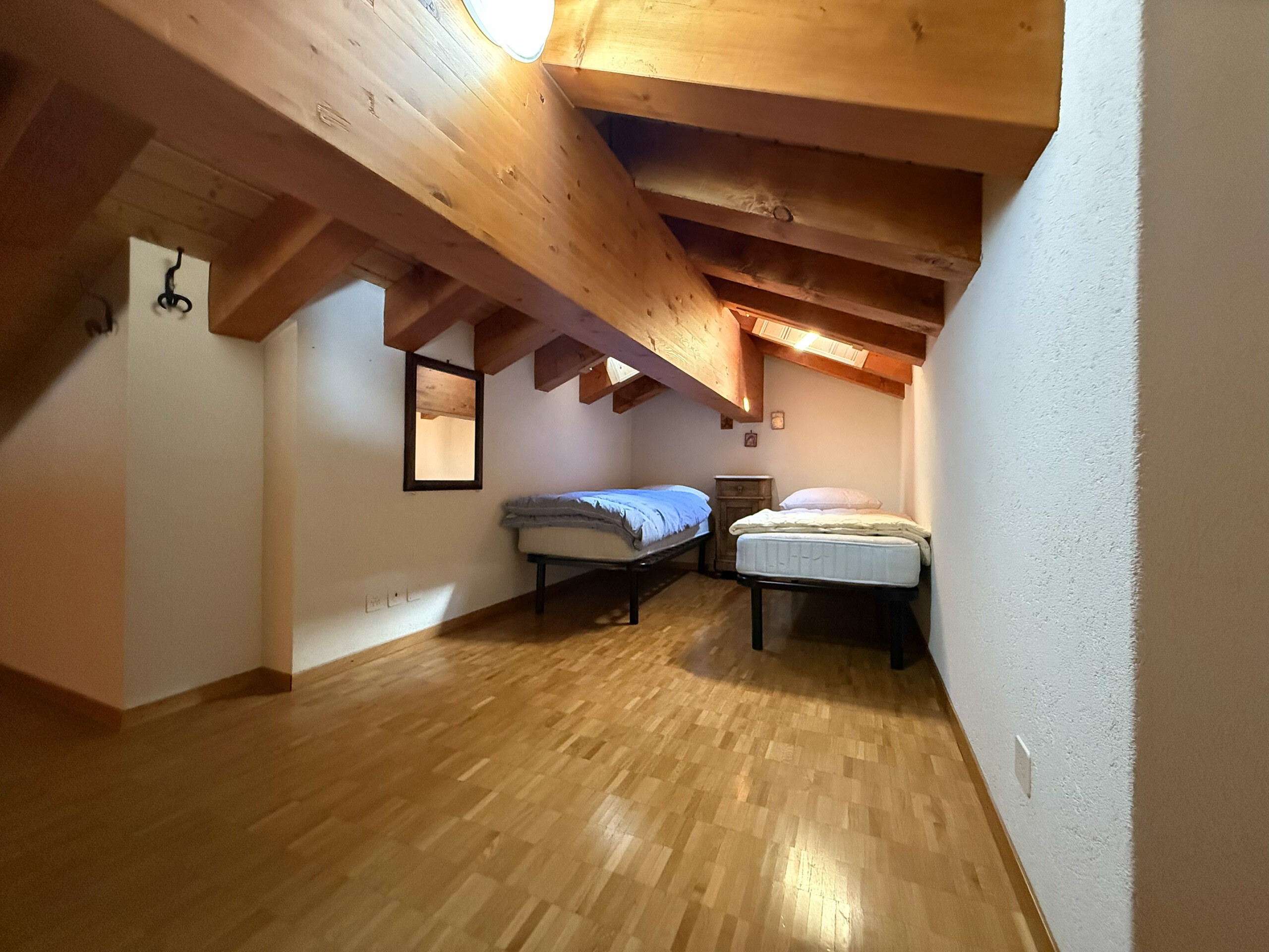 Mezzanine with additional sleeping space Mezzanine with additional sleeping space