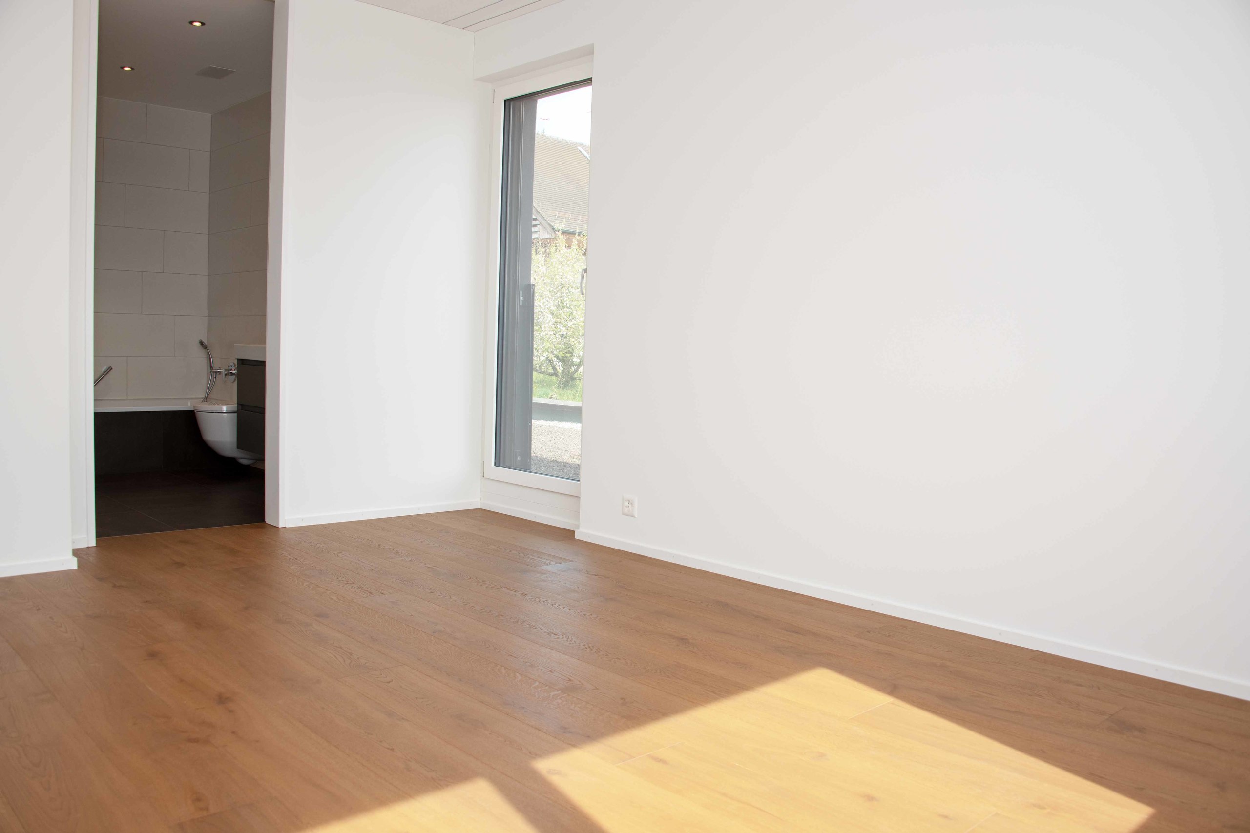 Schlafzimmer mit Bad