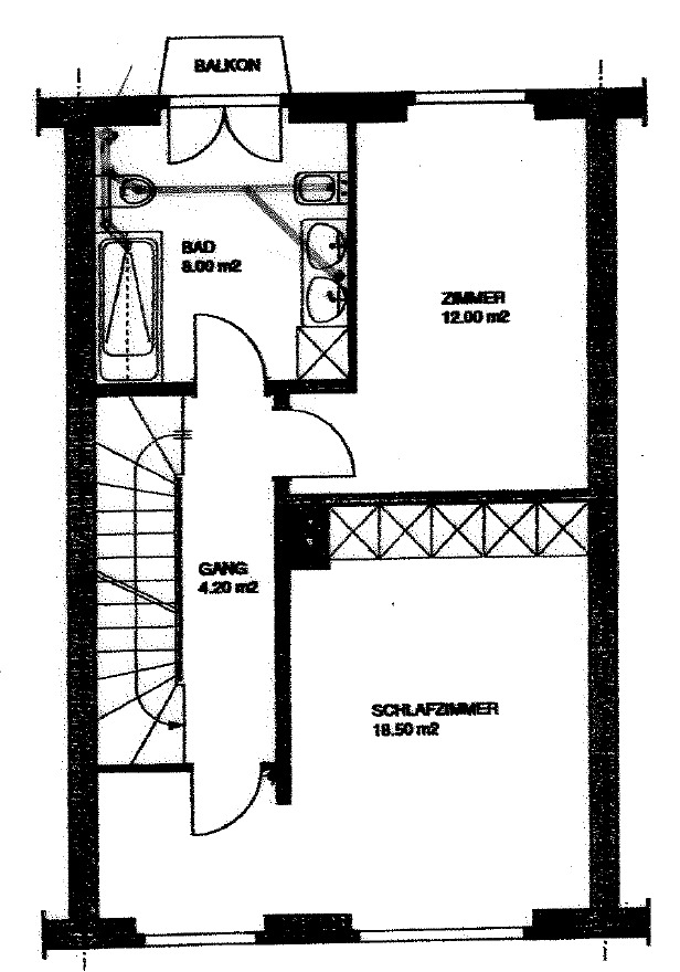 Grundriss Obergeschoss