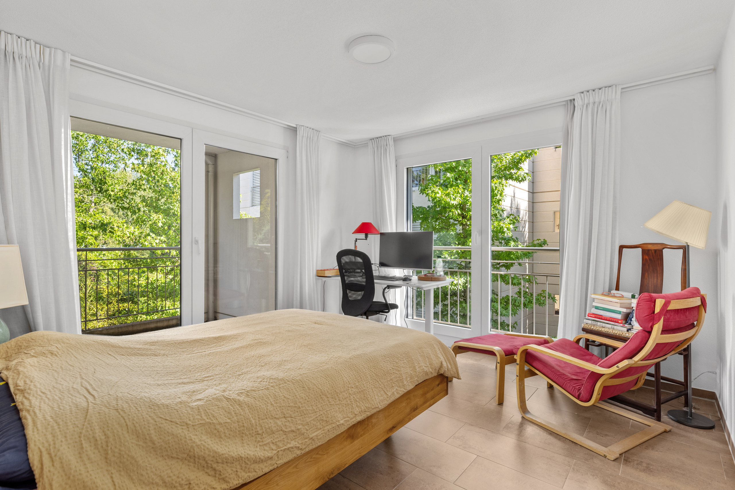 chambres accès balcon
