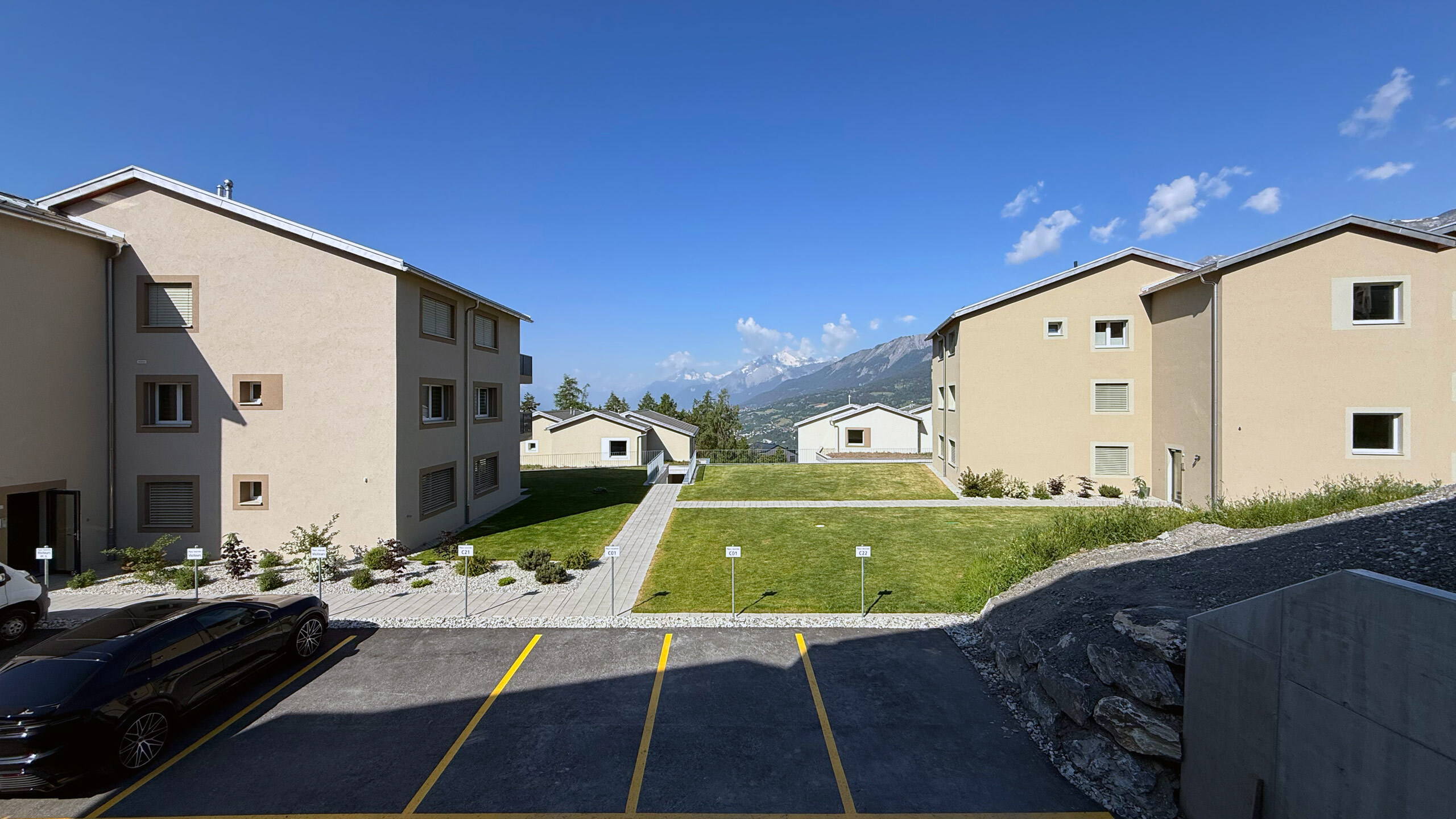 Vue depuis le balcon - Appartement E01 Vue depuis le balcon - Appartement E01