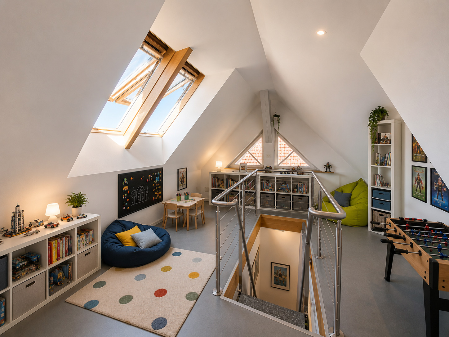 Zimmer Dachgeschoss Visualisierung